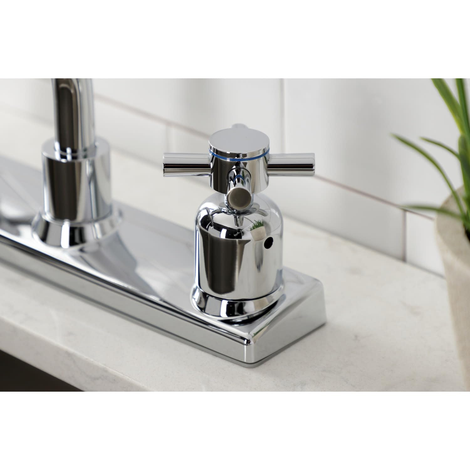 Kingston Brass Fb2138Dx Concord 8-Inch Centerset Kitchen Faucet, Brushed Nickel