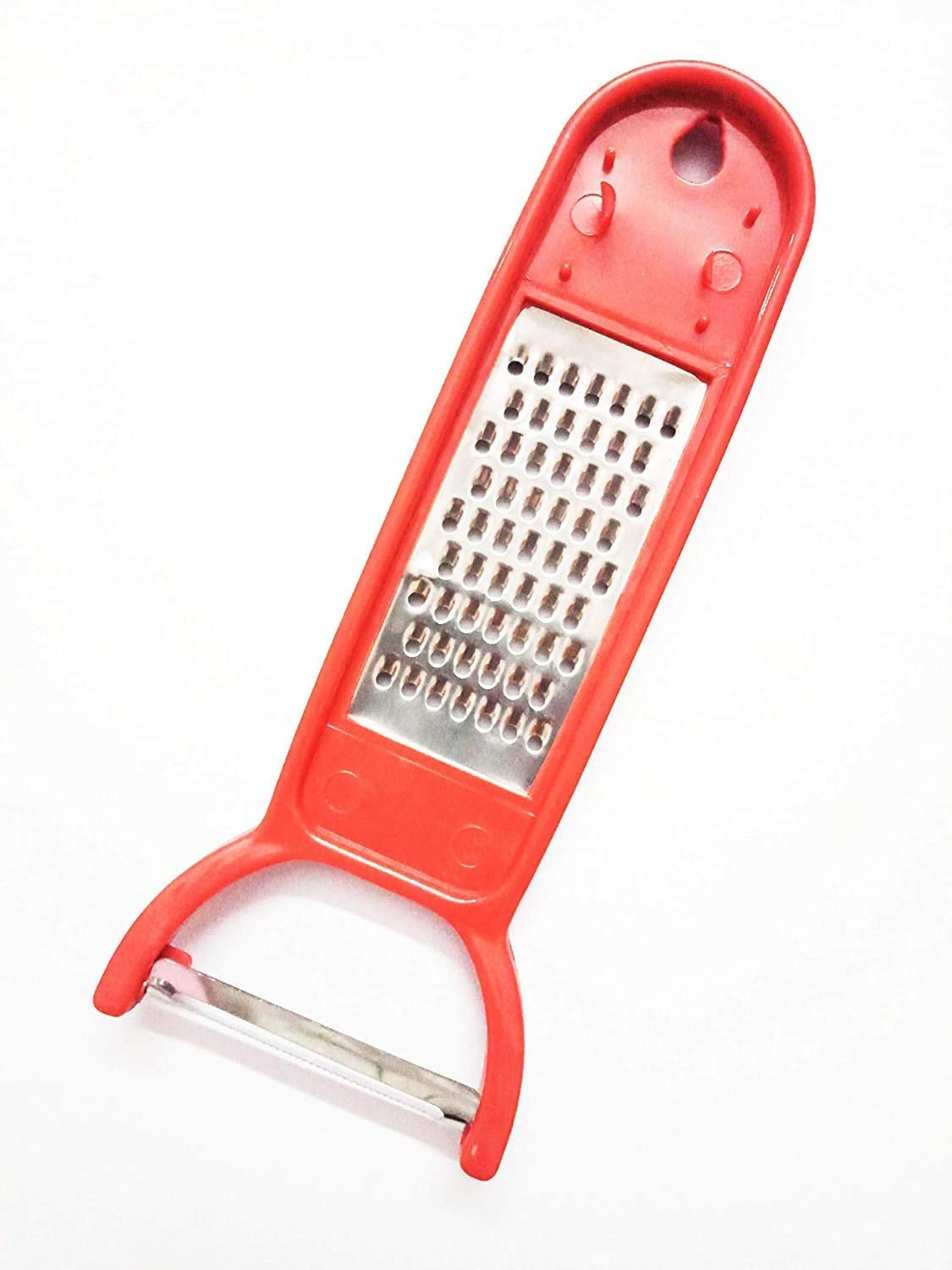 2In1 MultiFunctional Fruit & Vegetable Grater And Peeler Pack Of 2 | Ginger & Garlic Chopper | Plastic & Stainless Steel Manu