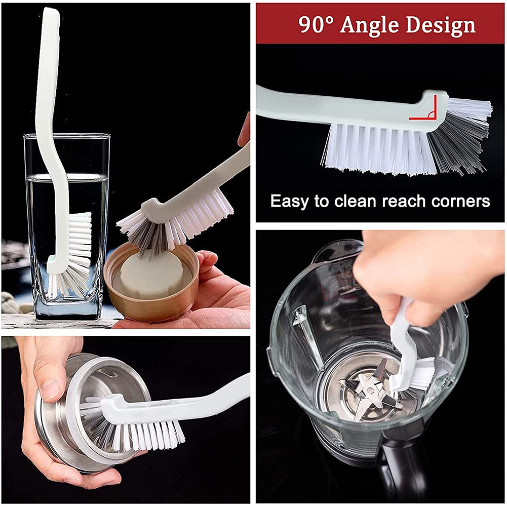 Elane 10 Pcs Dish Scrub Brush Small Scrub Brushes For Cleaning,Kitchen Scrub Brush For Dishes,Corner Scrub Brush