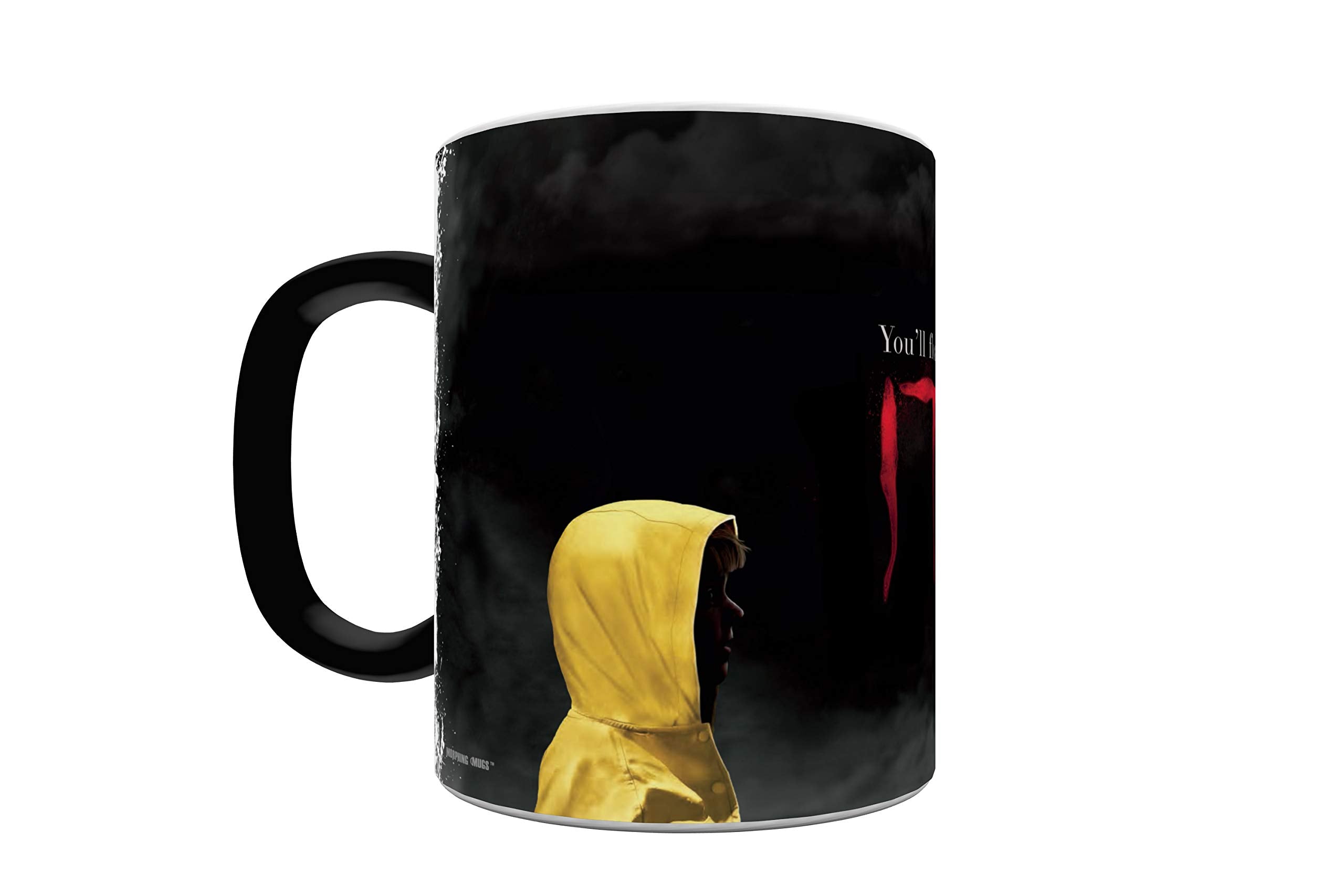 Morphing Mugs It The Movie - Pennywise The Dancing Clown And Georgie - One 11 Oz Color Changing Heat Sensitive Ceramic Mug - Ima