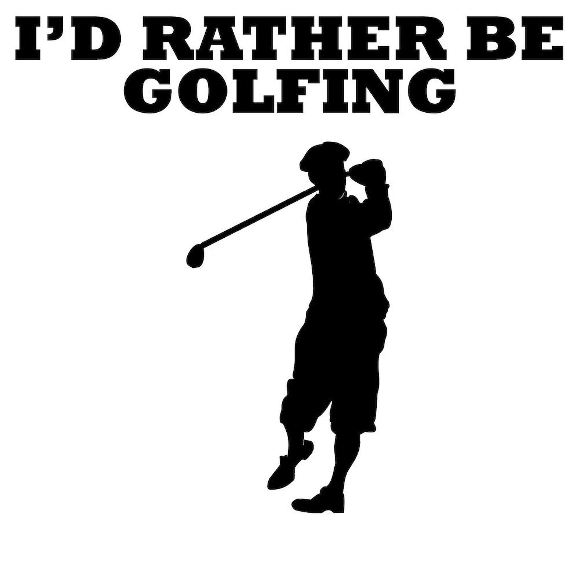 CafePress Id Rather Be Golfing Mugs 11 oz (325 ml) Ceramic Coffee Mug