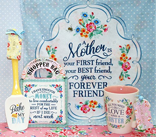 Cook Shop ''Rock & Roll'' Spatula, Pale Pink Pastel
