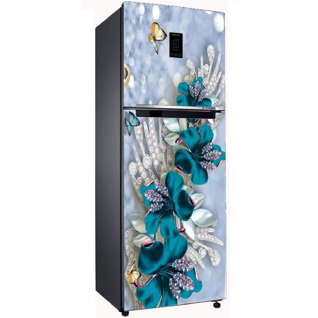 Walldaddy Fridge Stickers & Wall Stickers, Beautiful Fridge Decorative Sticker Wallpaper Poster (Pvc Vinyl) Large Size (60X160 C