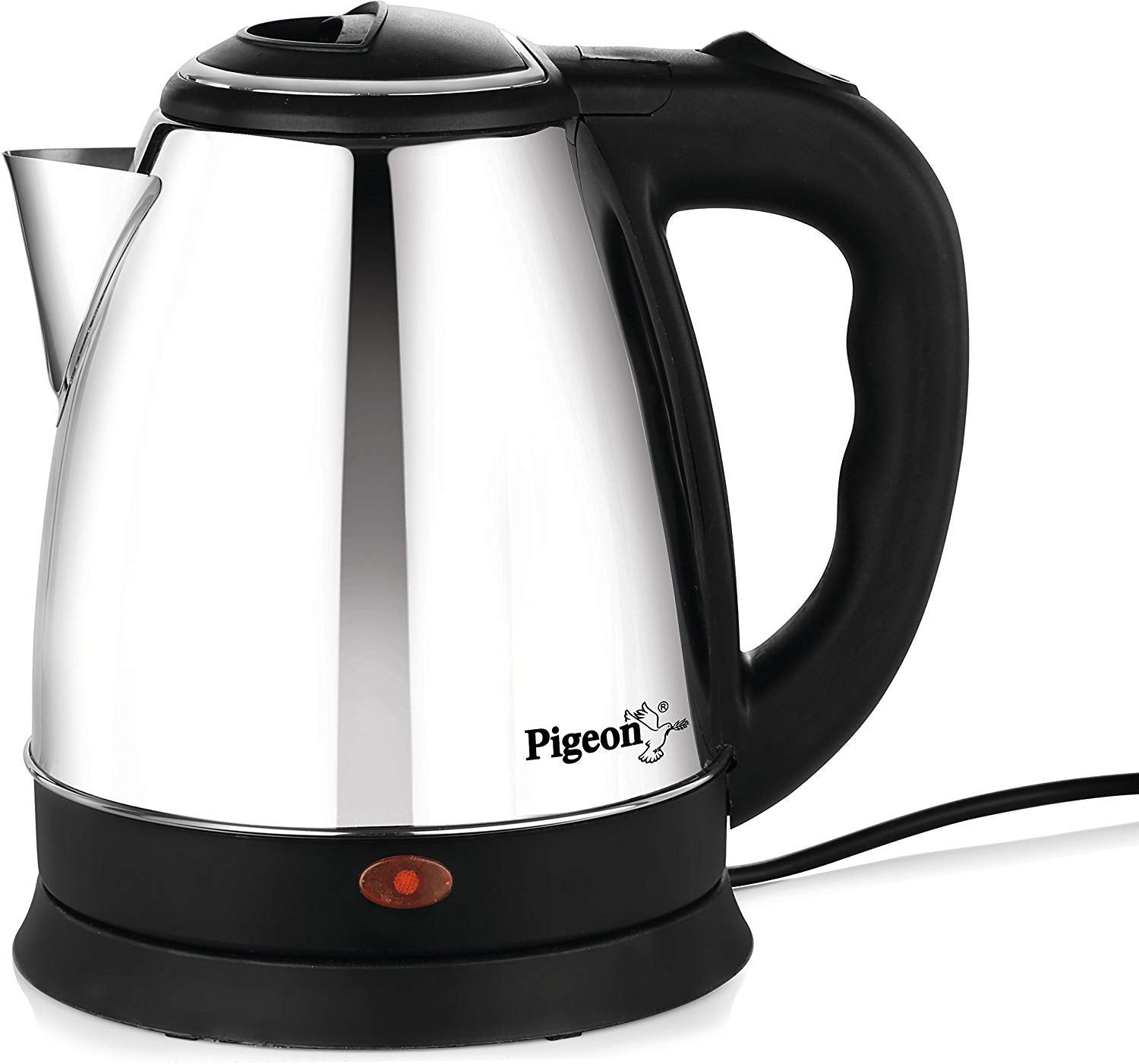 Pigeon Steel Electronic Kettle (1.5L, Silver)
