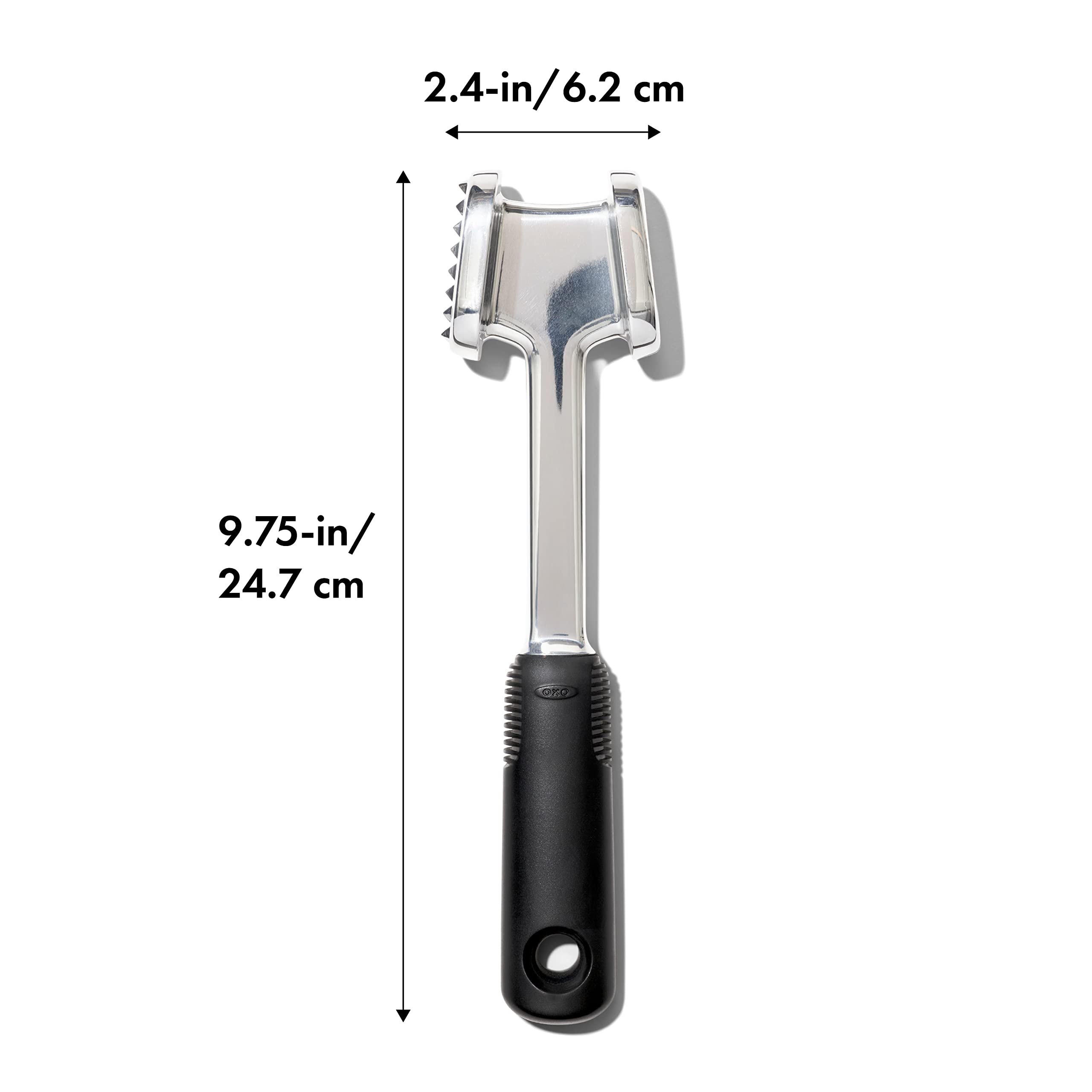 Oxo Good Grips Die Cast Meat Tenderizer Black 1.85 X 2.45 X 9.75''