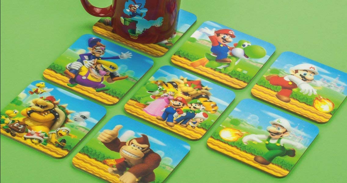 Paladone 3D Coasters, 0.4 X 10 X 10 Cm, Multi-Colour