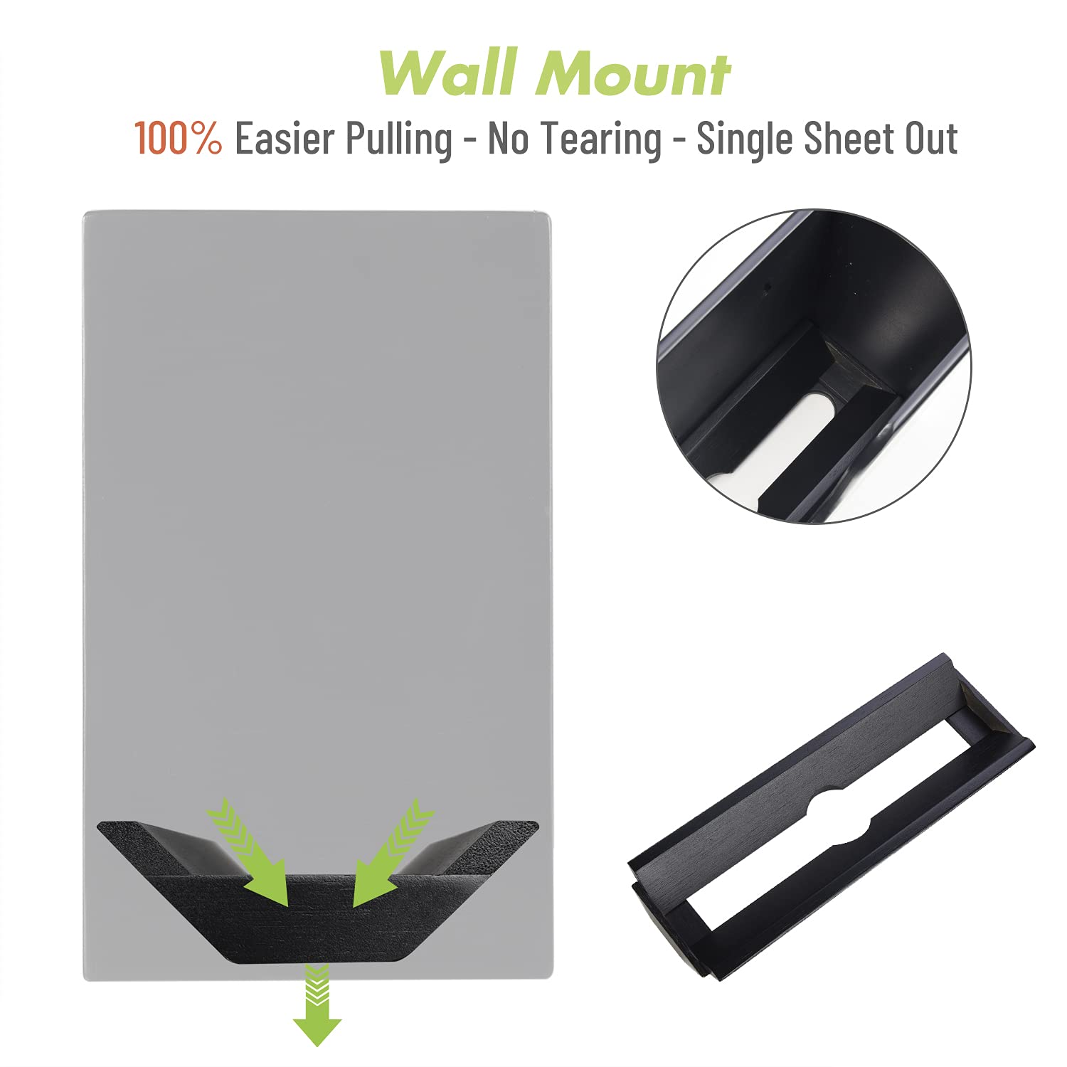 Cozee Bay Bamboo Paper Towel Dispenser/Holder With Lid For Home And Commercial, Wall Mount Or Countertop For Multifold, C Fold,