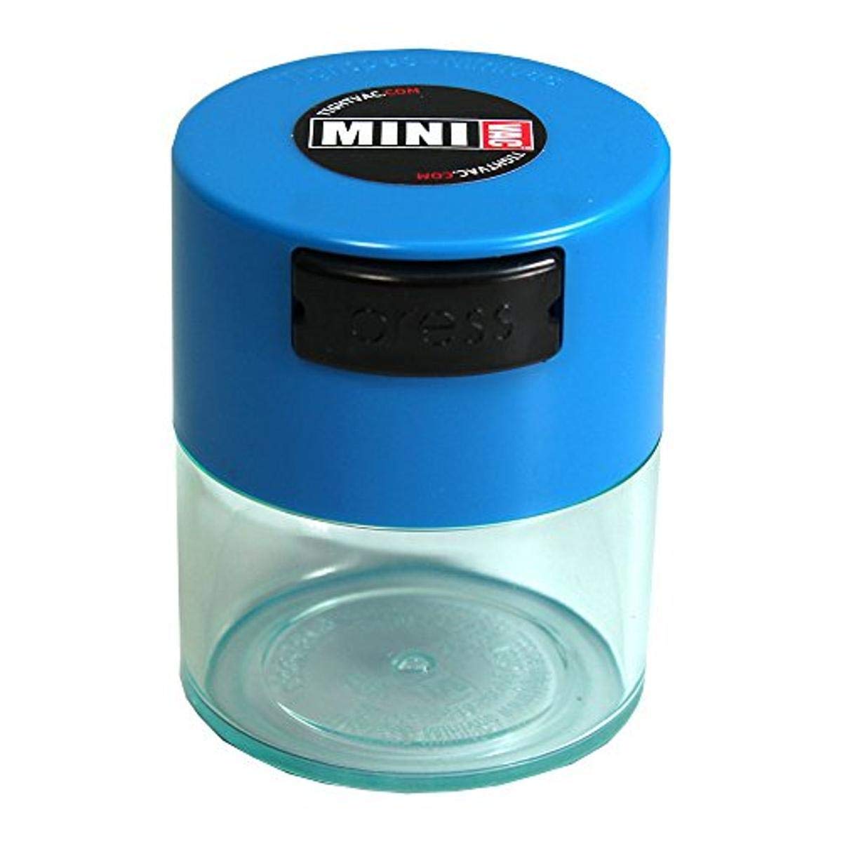 Minivac - 10g to 30 grams Airtight Multi-Use Vacuum Seal Portable Storage Container for Dry Goods, Food, and Herbs - Light Blue 