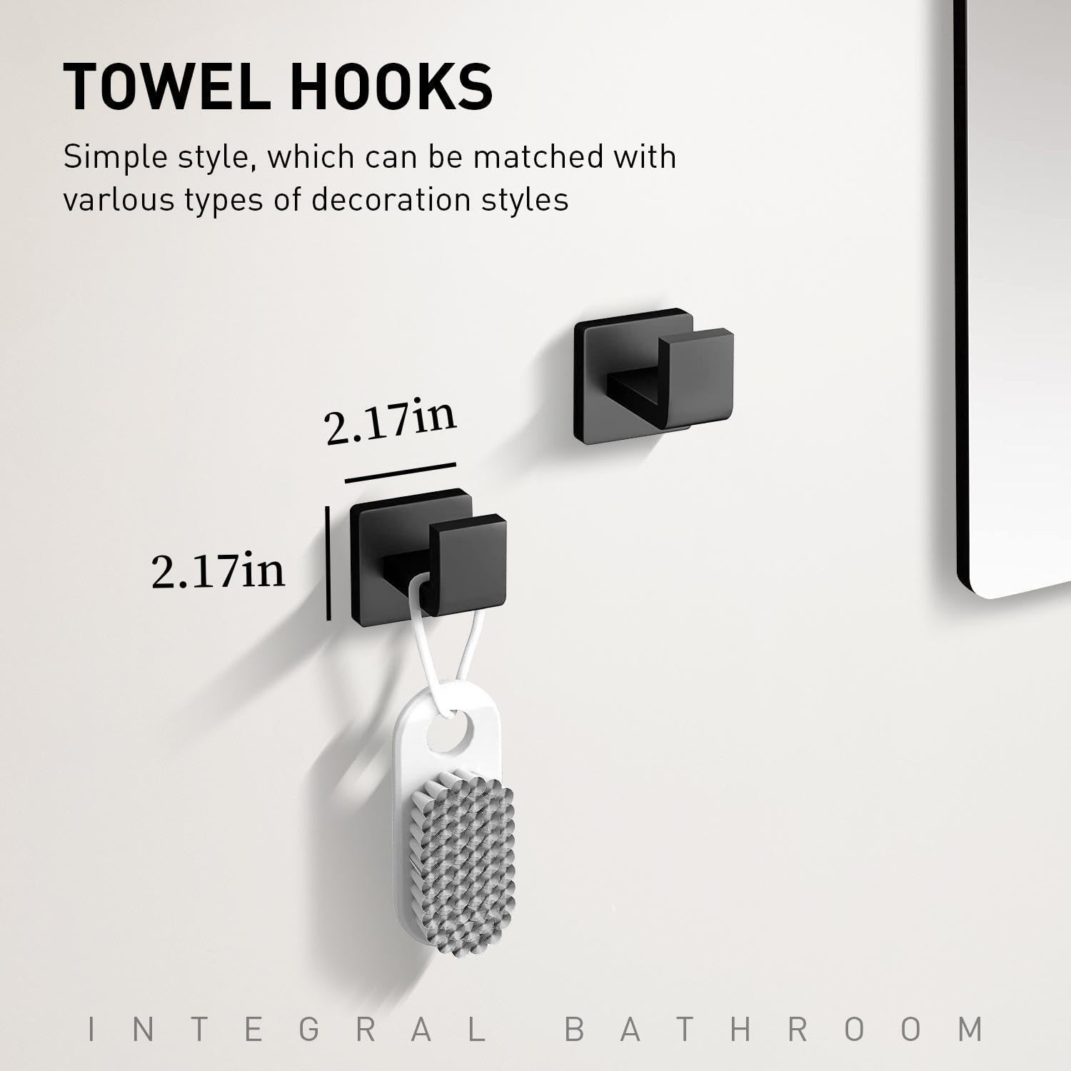 10-Pieces Brushed Silver Bathroom Accessories Set, Stainless Steel Bathroom Hardware Set, Towel Racks For Bathroom Wall Mounted