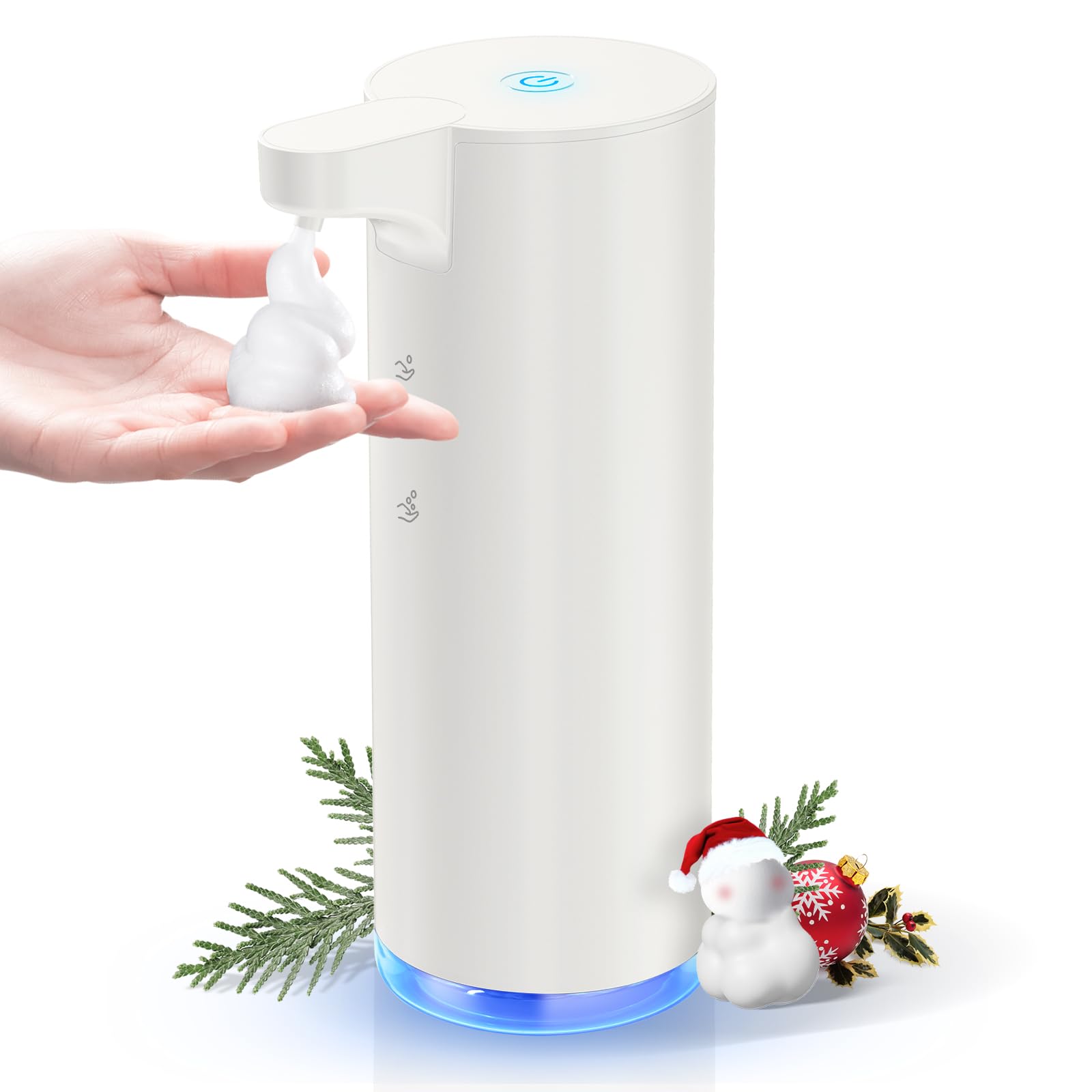 Automatic Foaming Soap Dispenser: Laopao Rechargeable Touchless Soap Dispenser Stainless Steel Foam Soap Dispenser For Bathroom