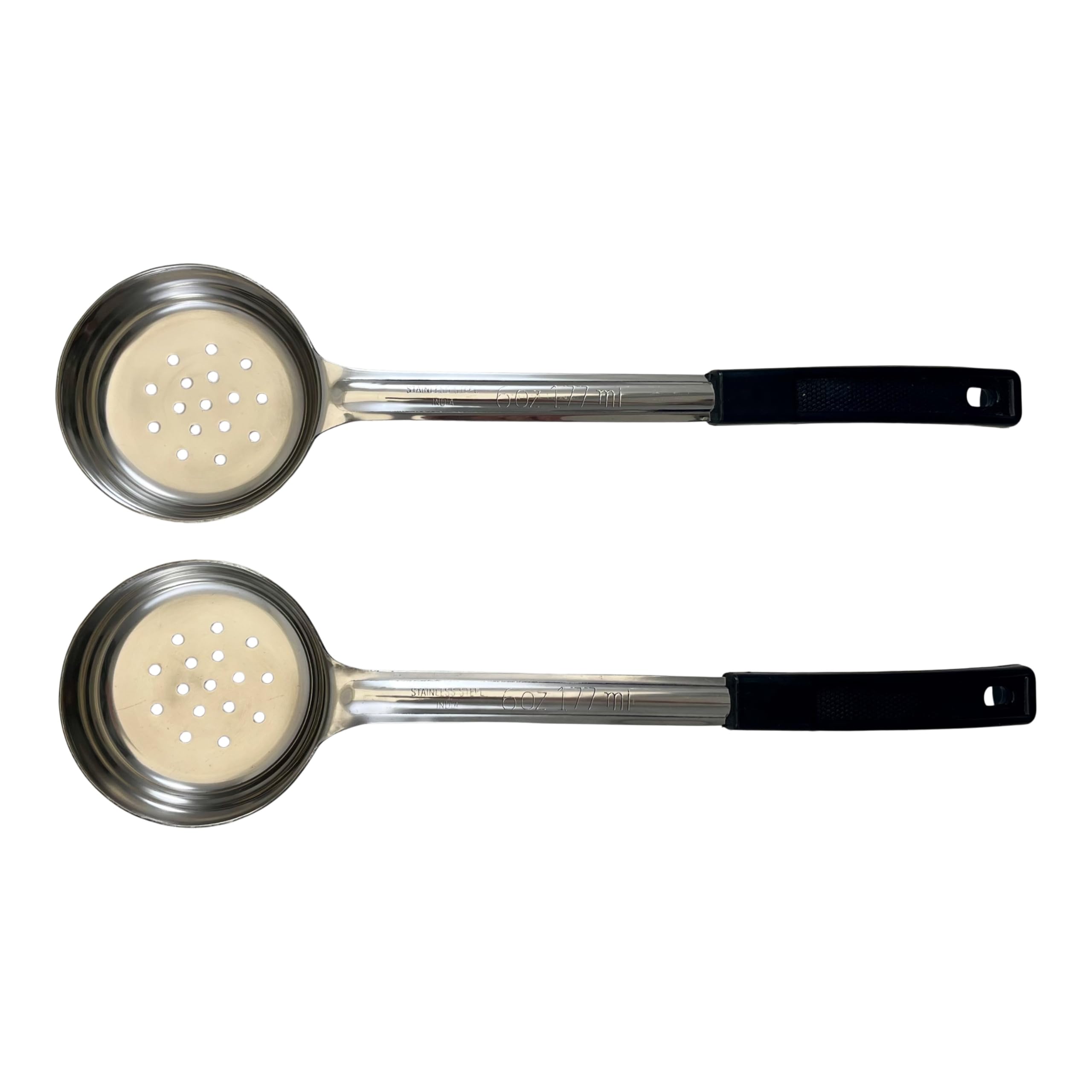 Habanerofire 6 oz Slotted Stainless Steel Portion Control Ladle Spoon