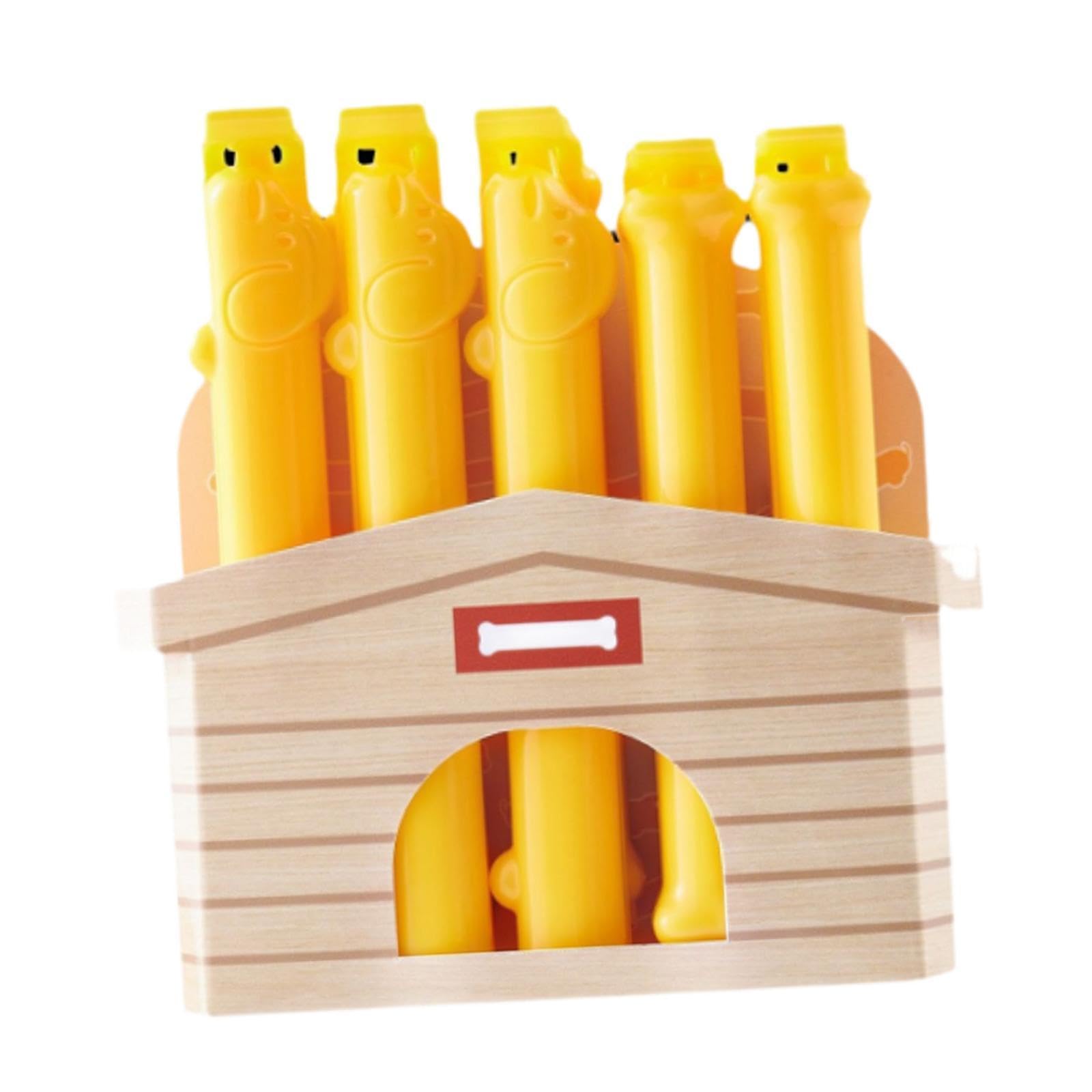 Ilsmysutra 10Pcs Chip Bag Clips Reusable Food Sealing Clips For Bakery Restaurant Gifts Yellow | Kitchen, Dining & Bar | Kitchen