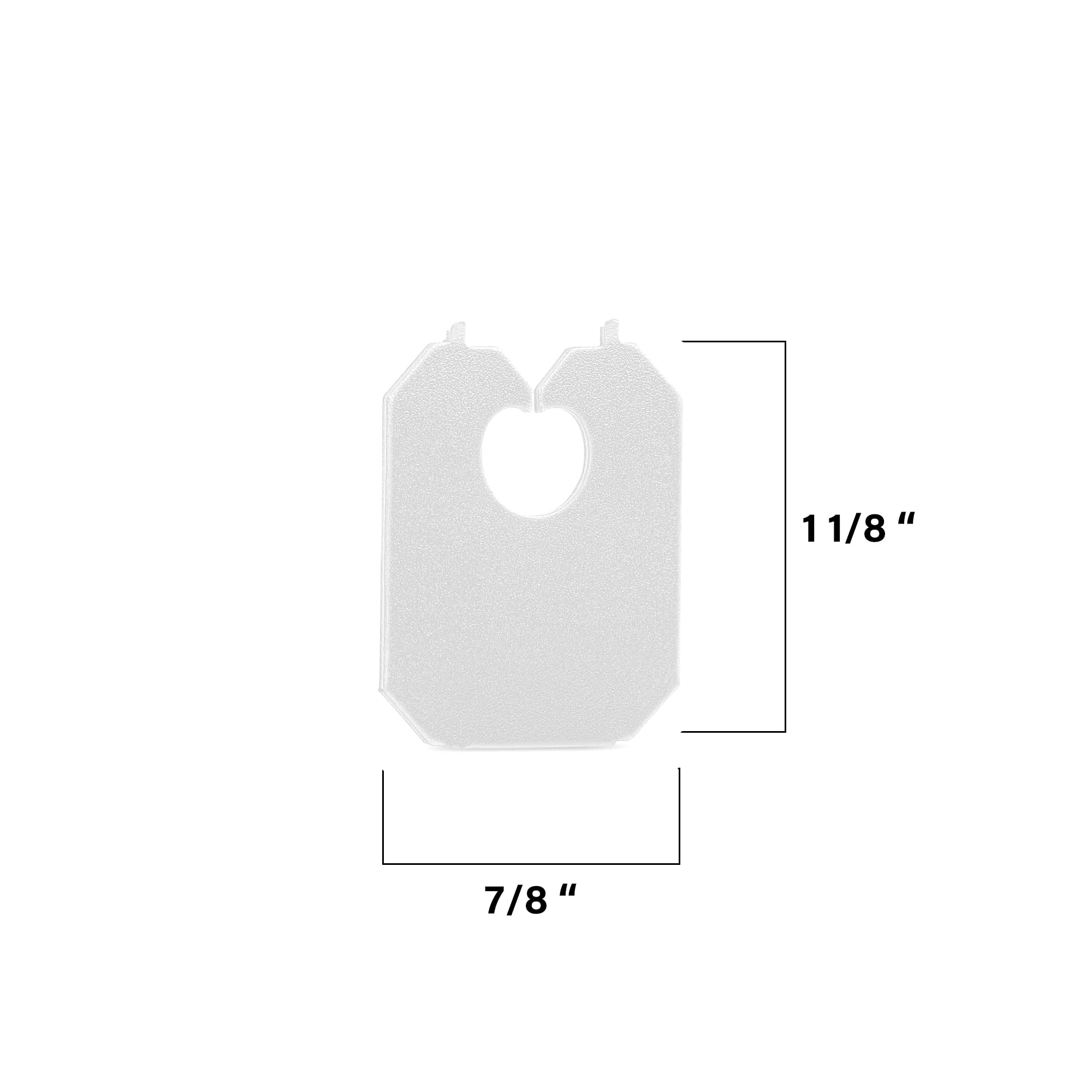 Disposable Red Plastic Bread Clips 7/8 X 1 1/8 Inches Keep Your Food Fresh After Opening By Mt Products (100 Pieces)