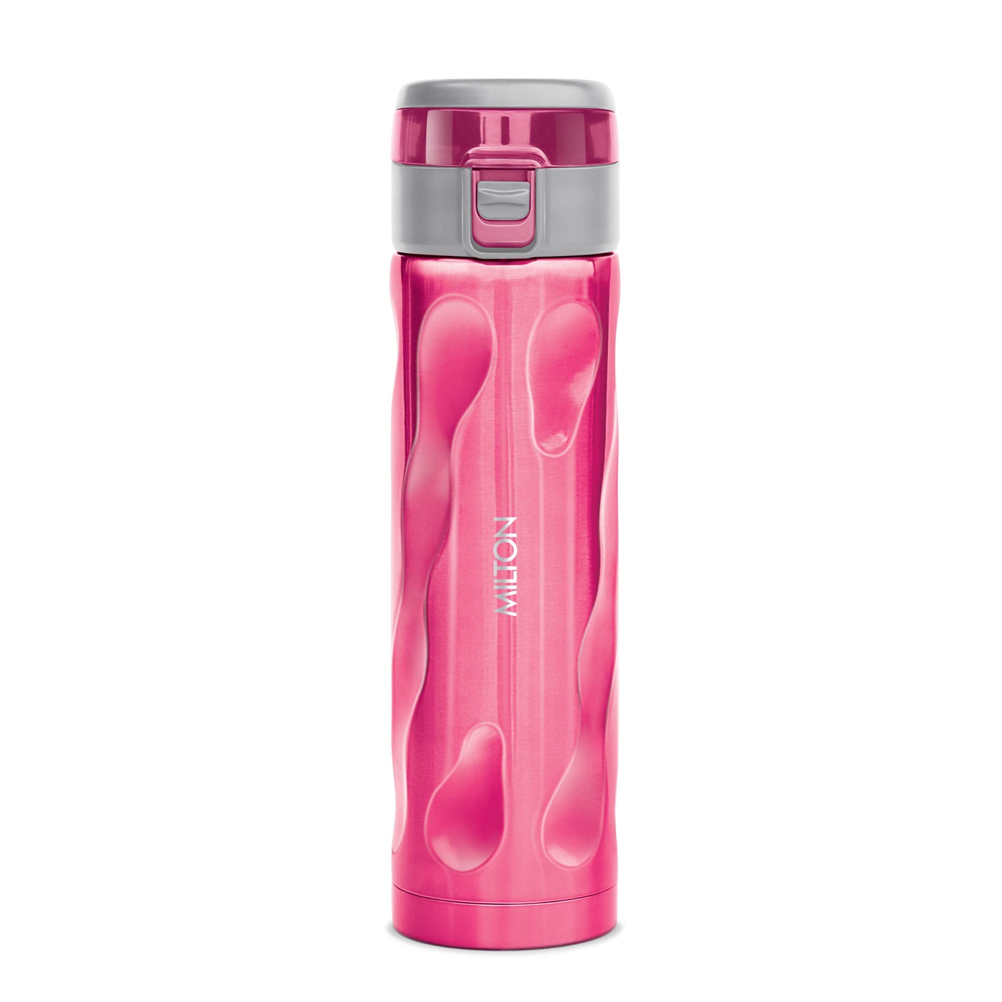 Milton Stylish 500 Thermosteel Hot Or Cold Water Bottle, 500 Ml, Pink