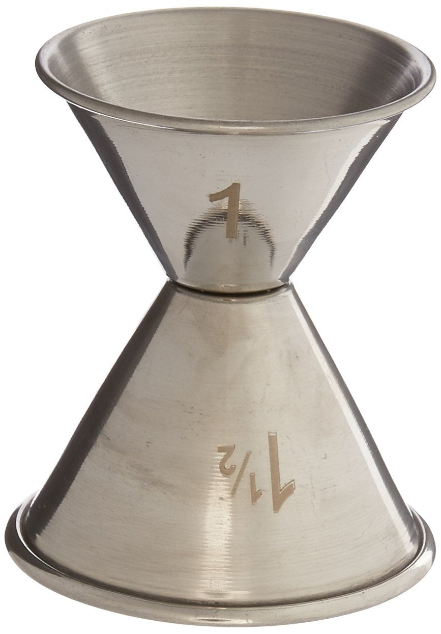 American Metalcraft J204 Jiggers, 2.35'' Length X 2.3'' Width, Silver