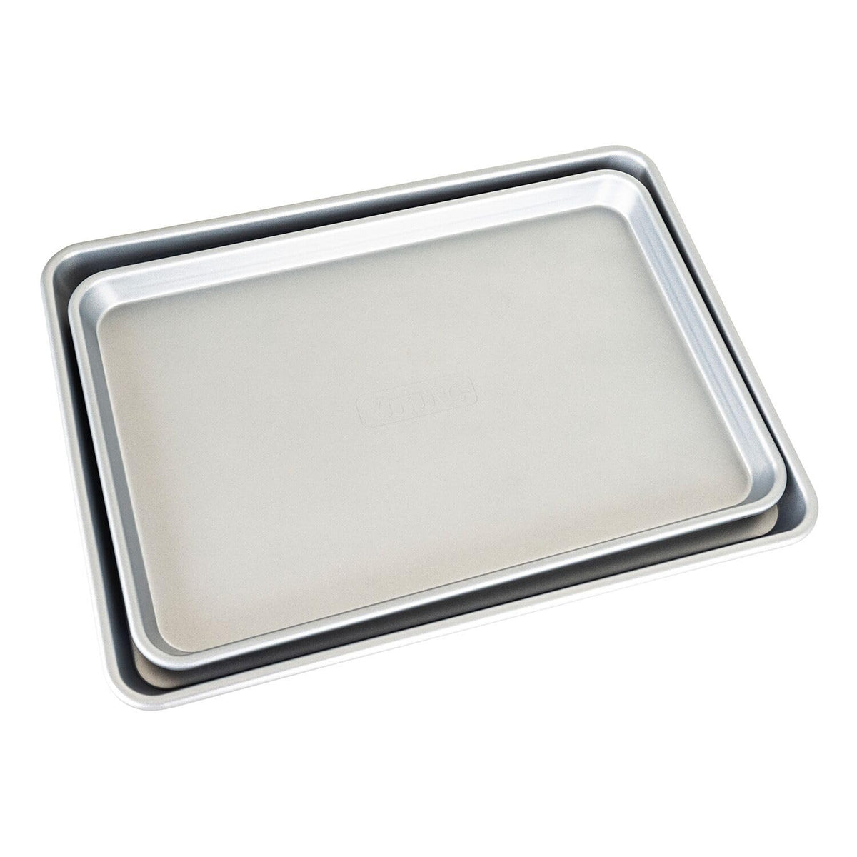Viking 2-Piece Nonstick Baking Sheet Set, 15.5'' & 17'', Silver