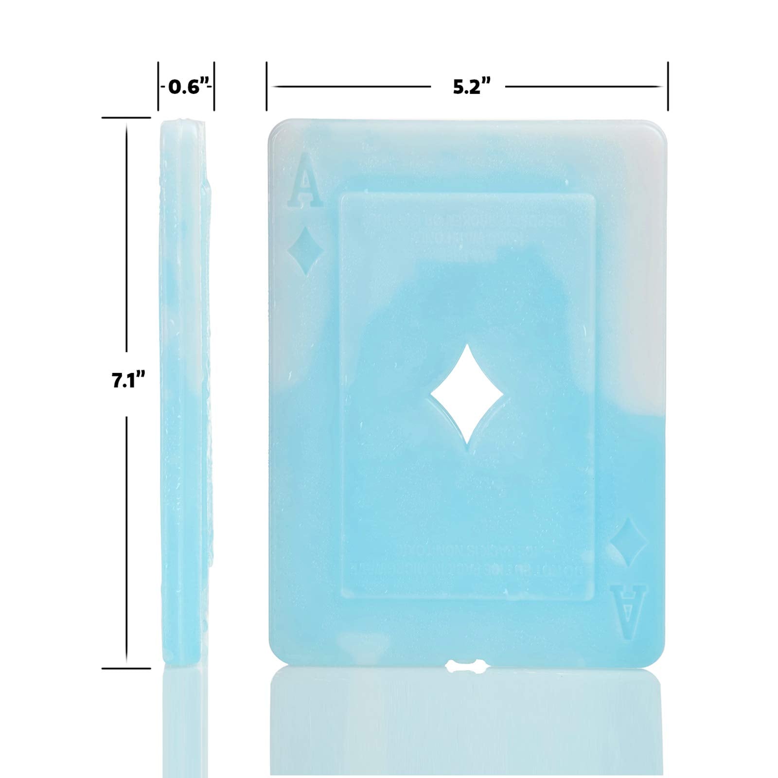 Hotfun Ice Packs For Lunch Box Slim Reusable Freezer Dry Ice Pack For Coolers Keep Cold And Fresh For Outdoor Camping Picnic And