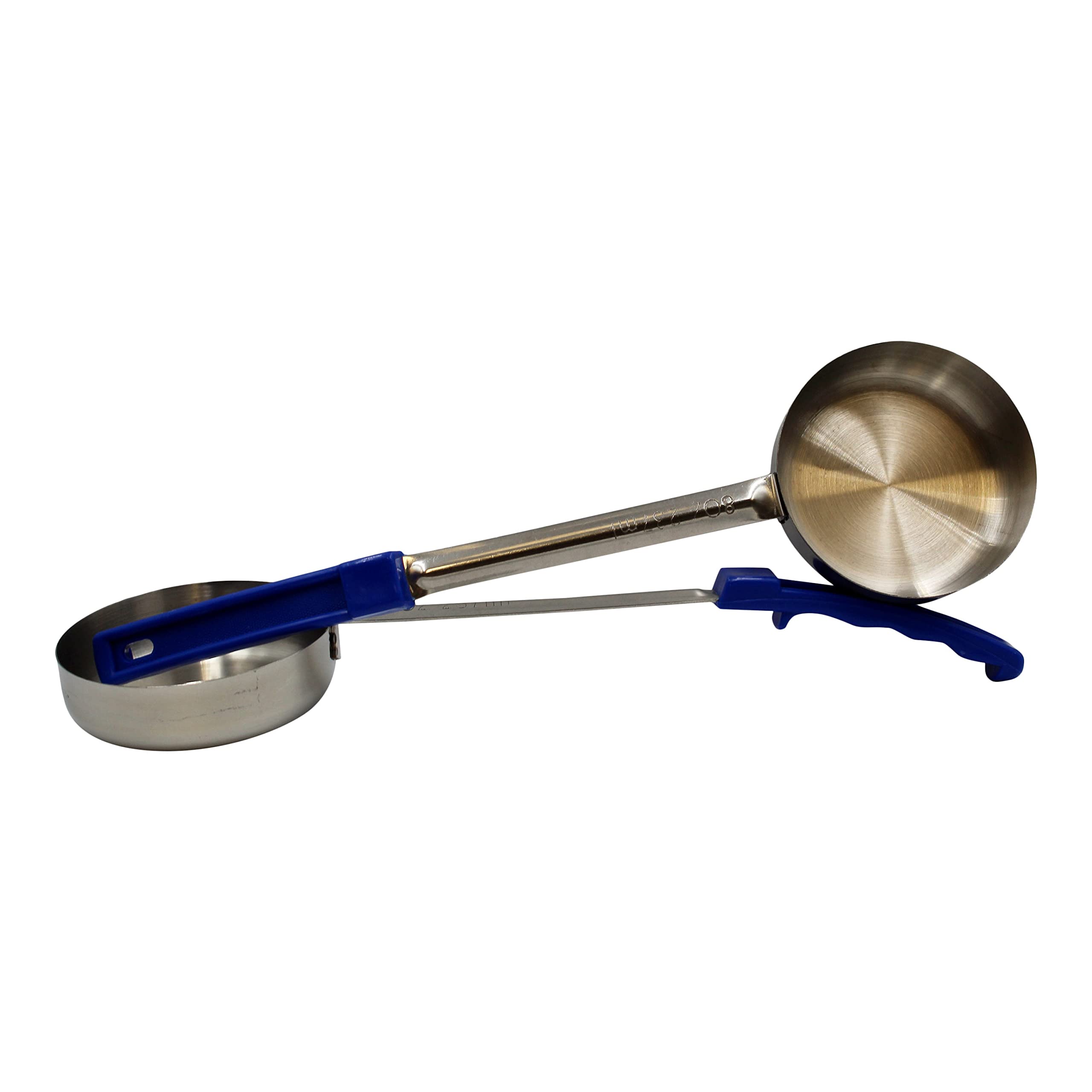 Habanerofire 8 Ounce Solid Stainless Steel Portion Control Ladle Spoon For Measuring And Serving; Commercial Grade Serving Scoop
