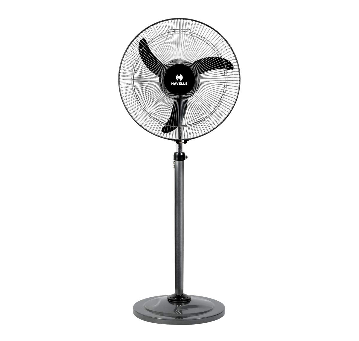 Havells Windstorm 400Mm Pedestal Fan (Charcoal Grey)