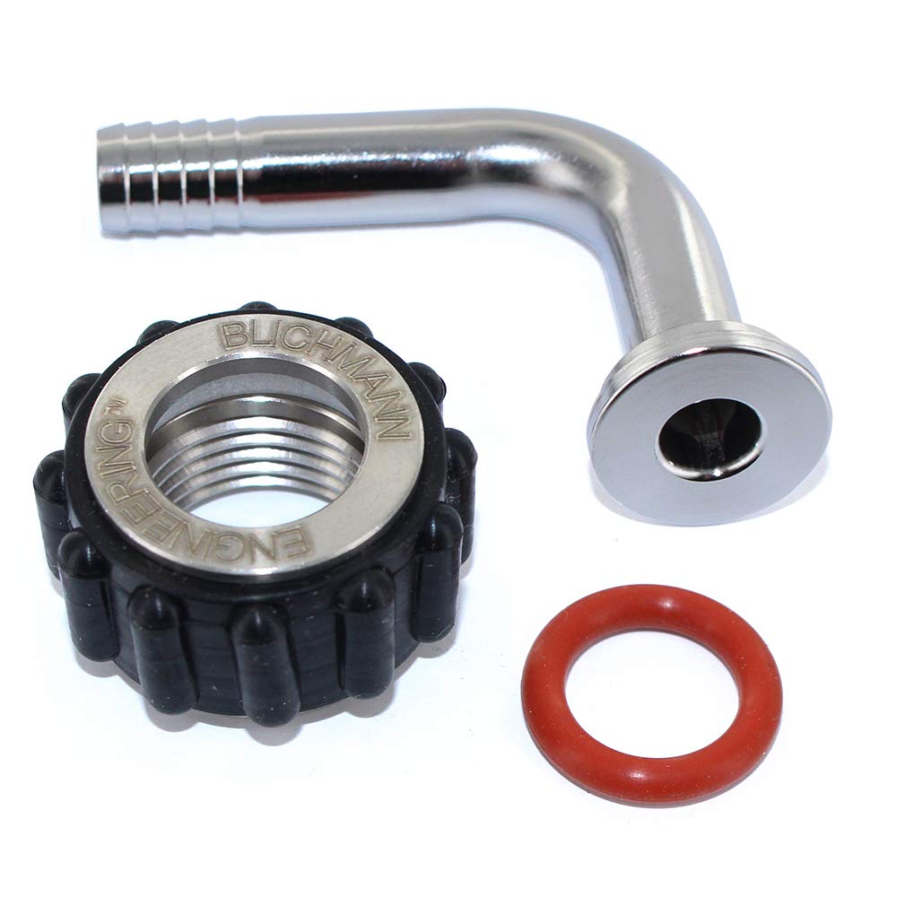 Blichmann Quickconnector 1/2'' Npt X 3/8'' 90 Degree Elbow