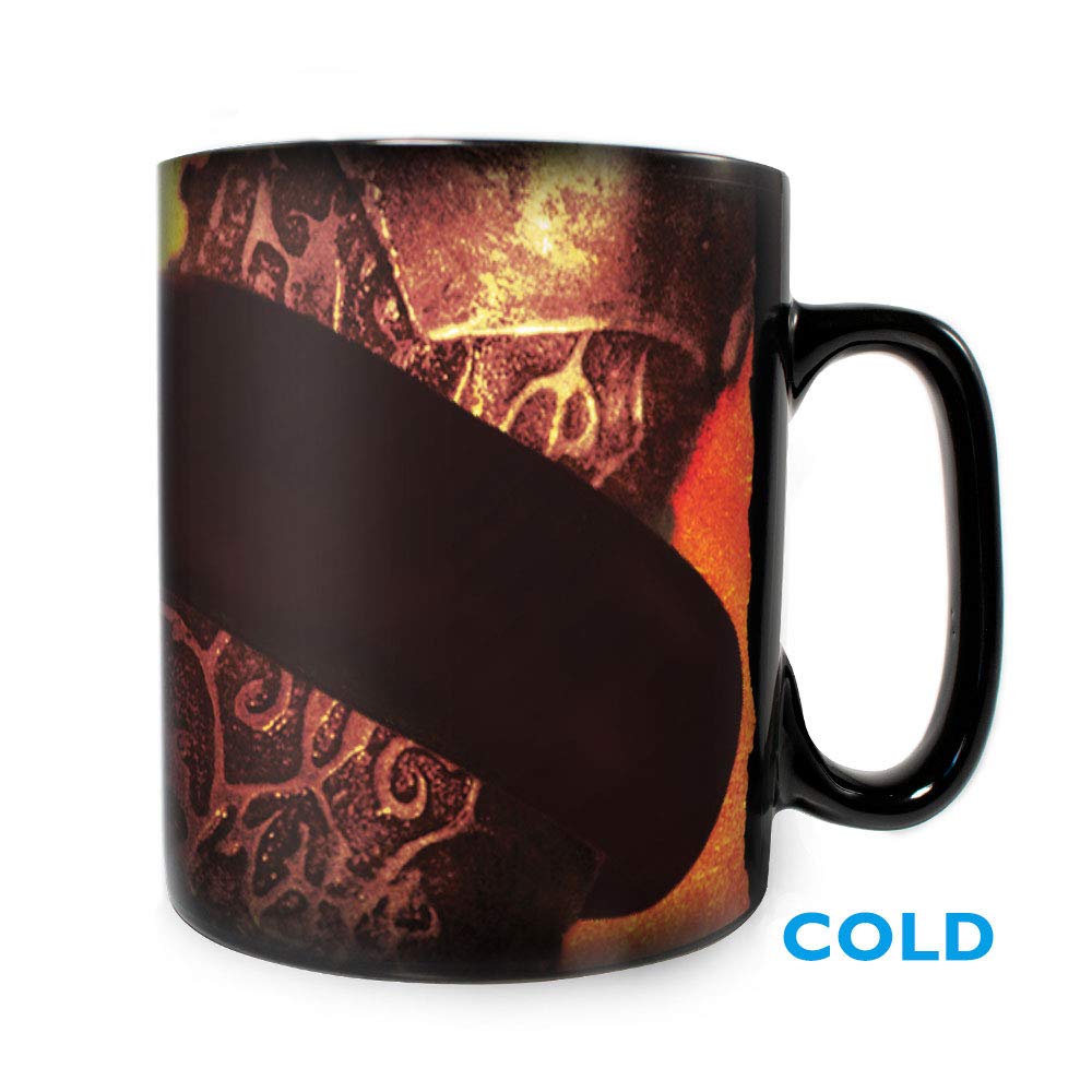 Morphing Mugs The Lord Of The Rings The One Ring To Rule Them All Heat Reveal Ceramic Coffee Mug - 16 Ounces