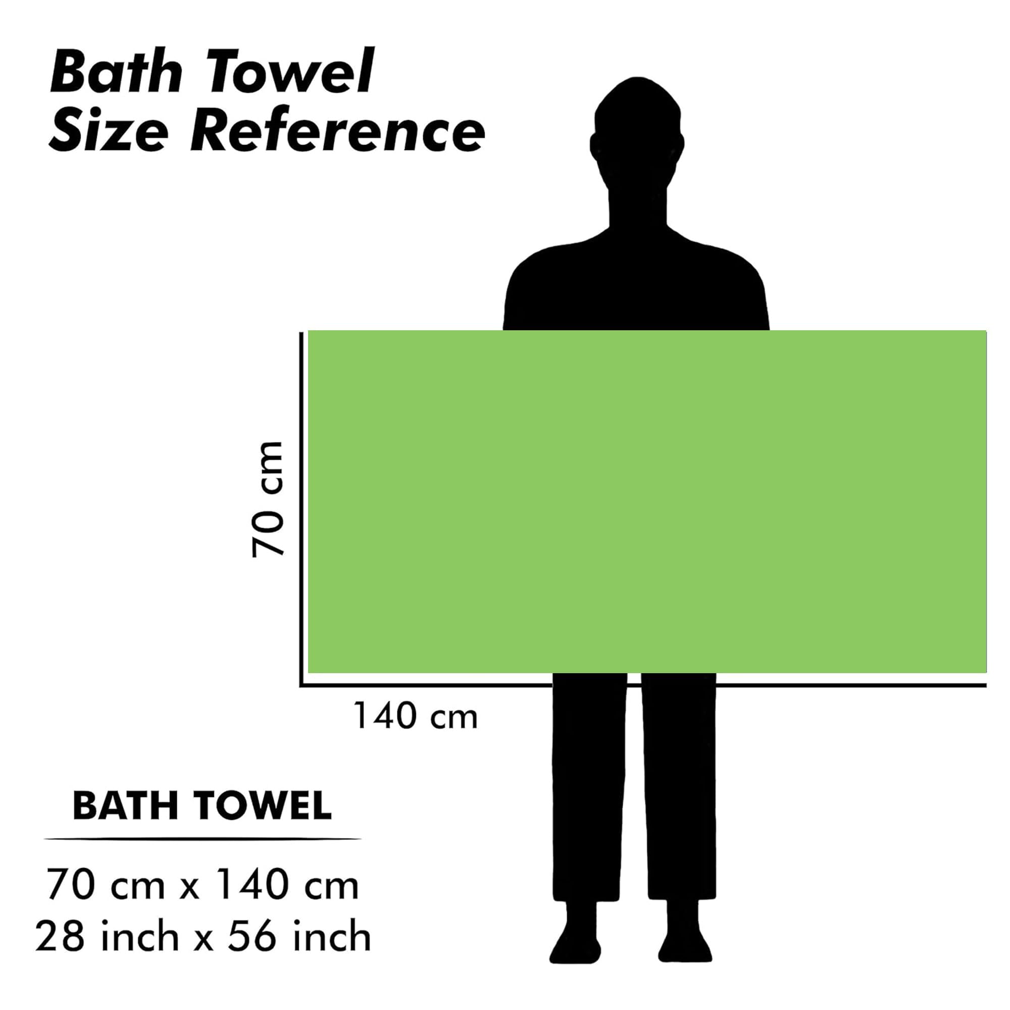 Urbanleaf Microfiber Large Bath Towel | Quick Dry Super Absorbent - Bath Towel For Men And Women | Pista Green | Towel For Bath,
