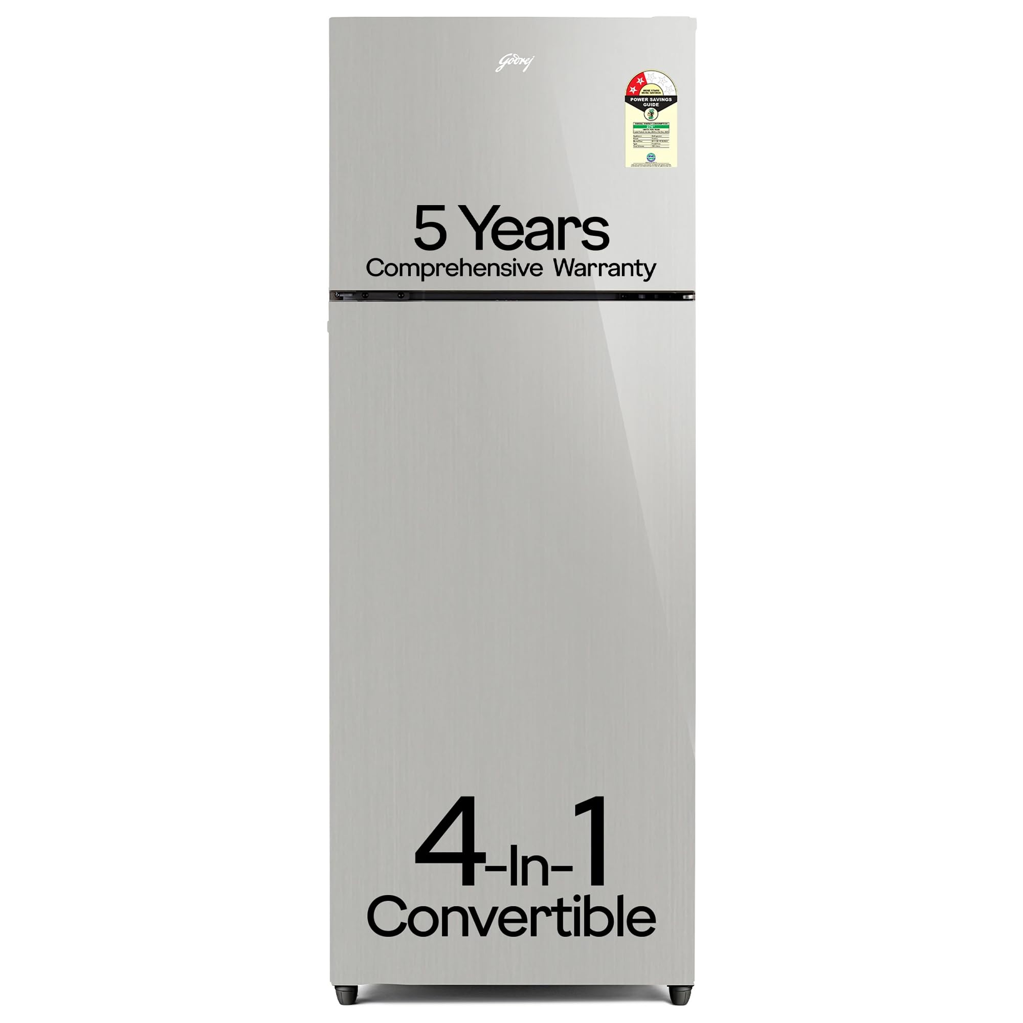 Godrej 308 L 2 Star 5 Years Comprehensive Warranty | 4In1 Convertible Technology | Ai Powered 95%+ Food Surface Disinfection D