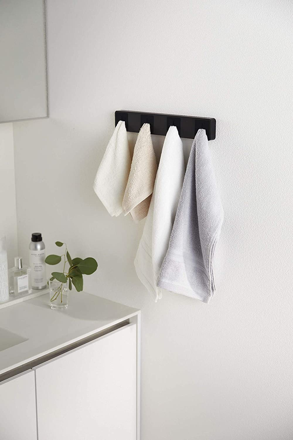 Yamazaki Home Tower Self Adhesive Towel Holder - Abs Plastic