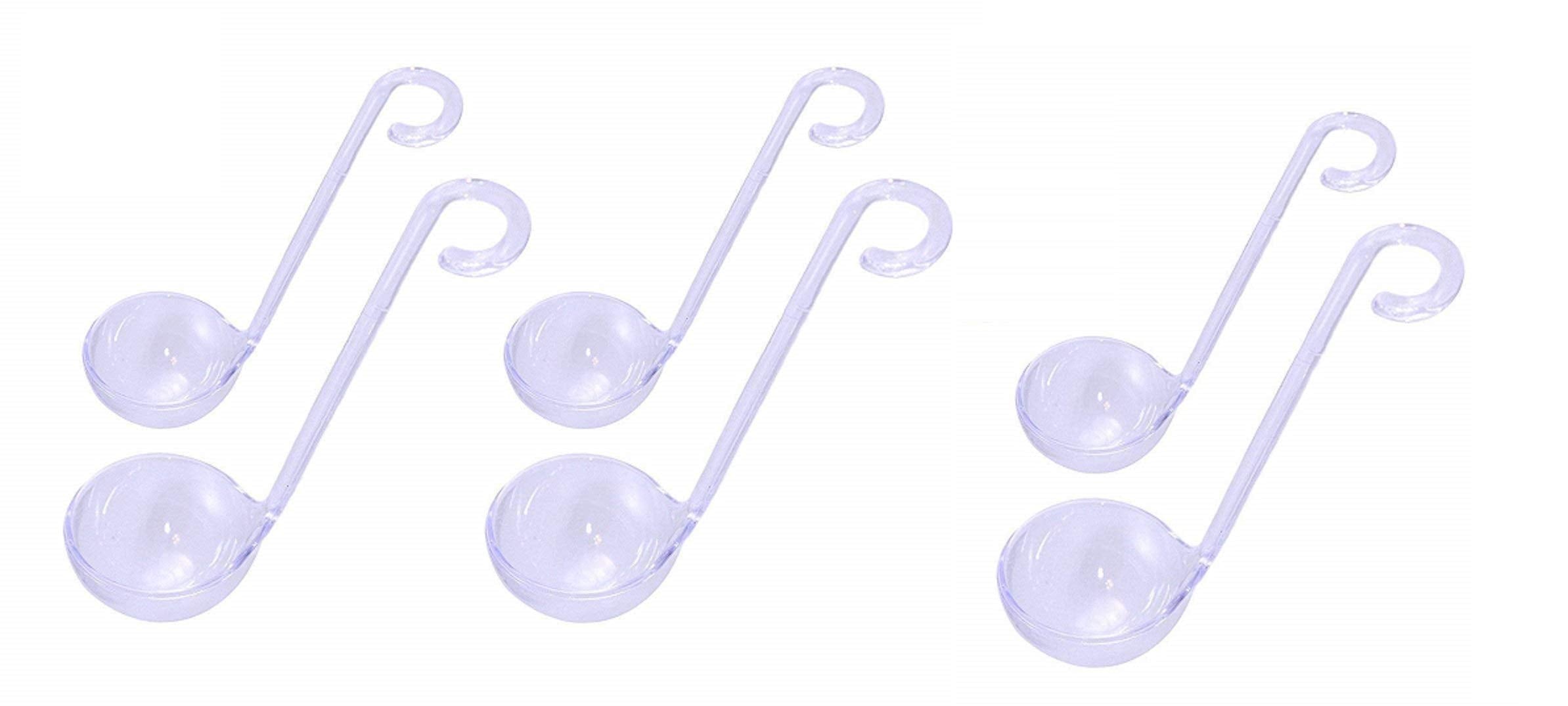 Chef Craft Clear Plastic Mini Ladles (Set of 6)