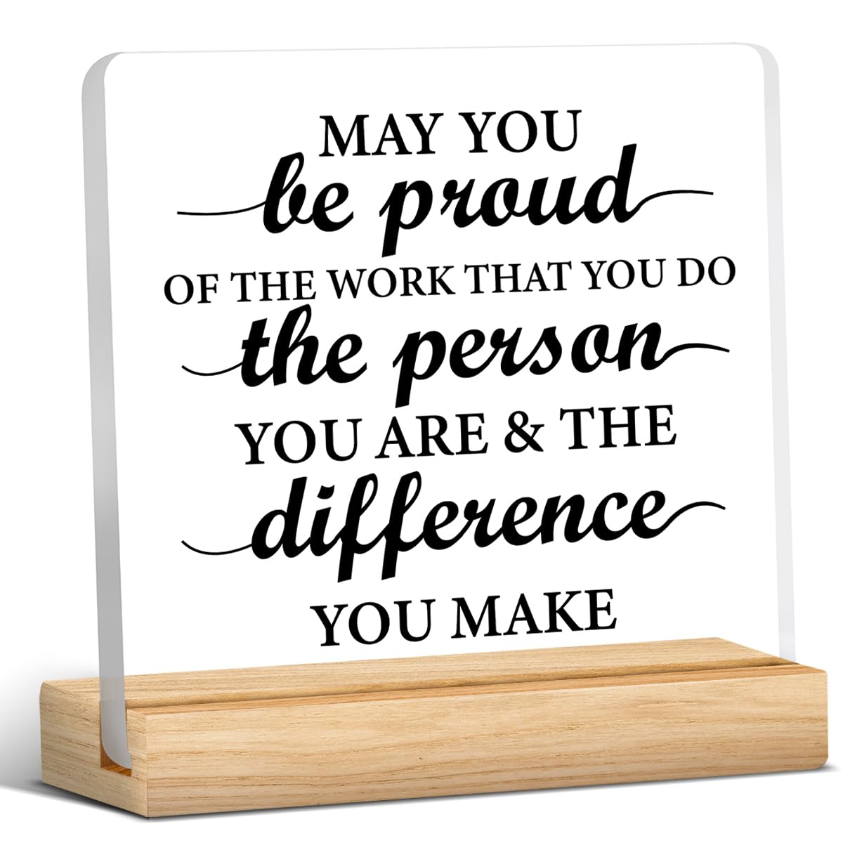 Thank You Gifts for Women Men, Appreciation Gifts for Coworkers Boss Leader Teacher Mentor Coach, New Job Gift, Coworker Acrylic