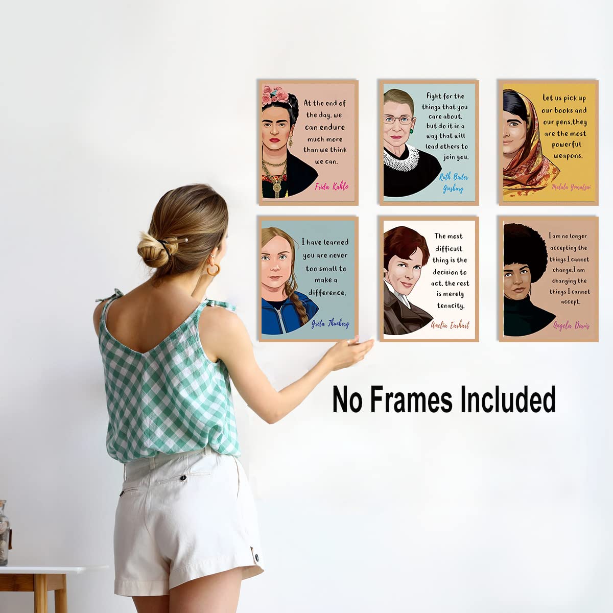 Tanxm Powerful Women Print, Feminist Wall Art, Influential Women In History, Inspirational Women, Women Empowerment Wall Art, Ic