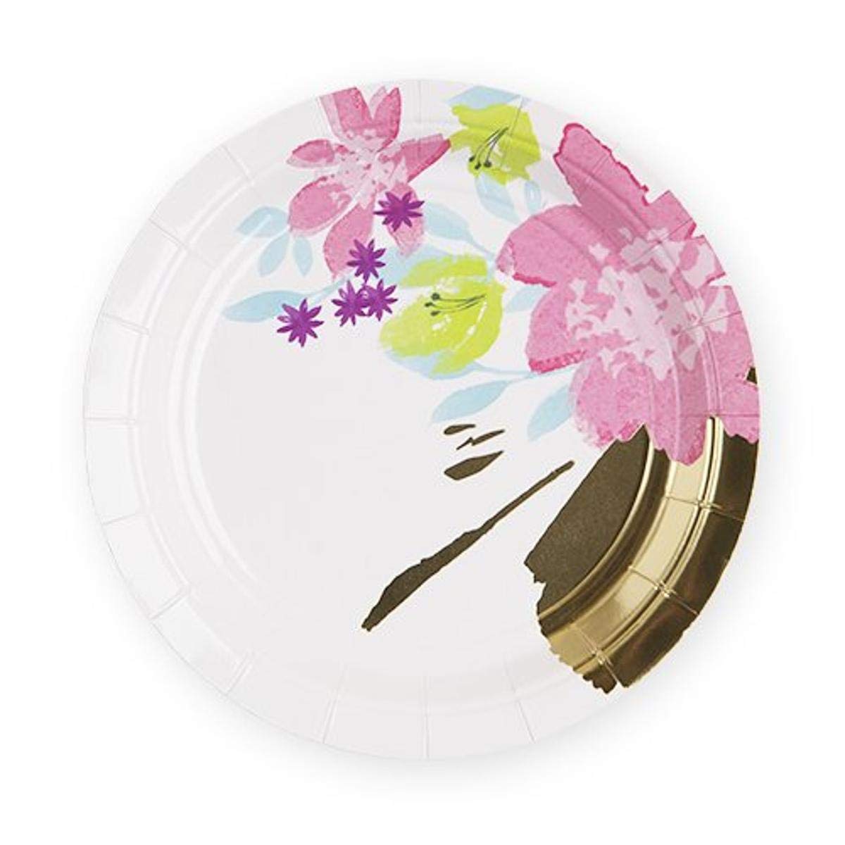 Cakewalk (Party) Meadowland Appetizer Disposable Plates, Multicolor