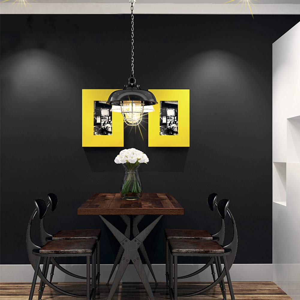 Livelynine 15.8''X197'' Removable Black Wallpaper For Bedroom Peel And Stick Kitchen Cabinet Contact Paper Waterproof Desk Cover