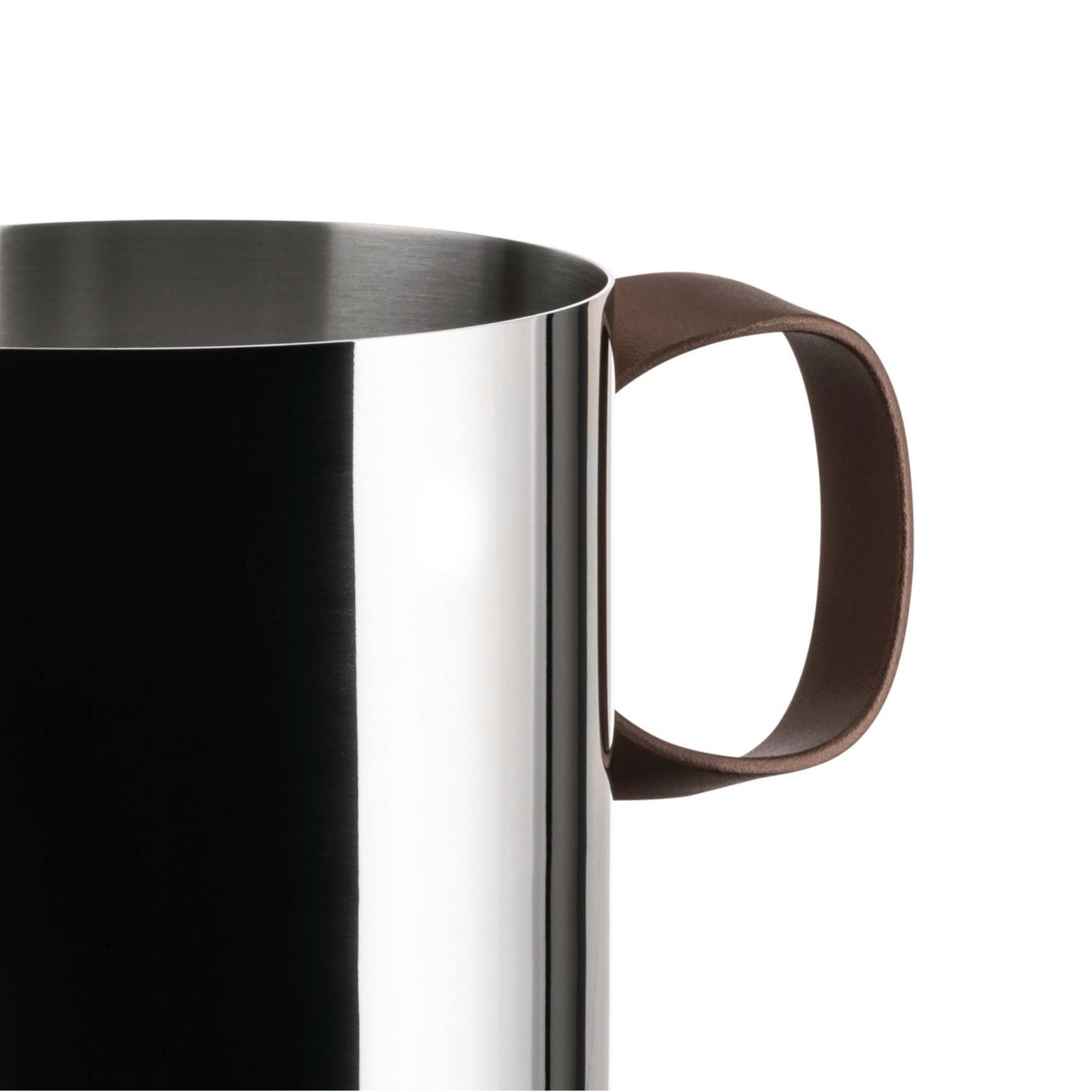 Alessi Edo Milk Boiler, Steel,Brown