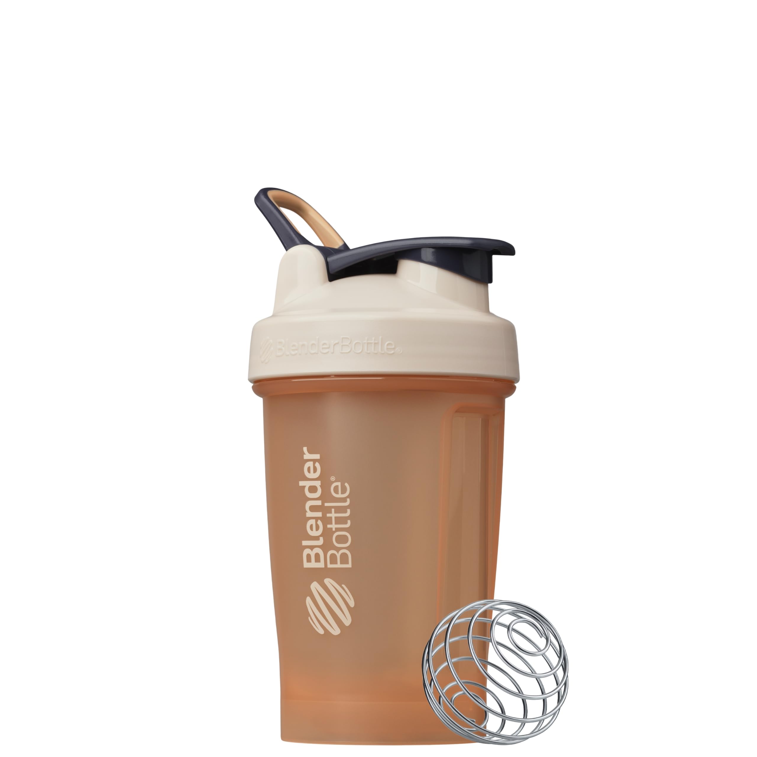 BlenderBottle Classic V2 Plastic Shaker Bottle 20 oz Peach