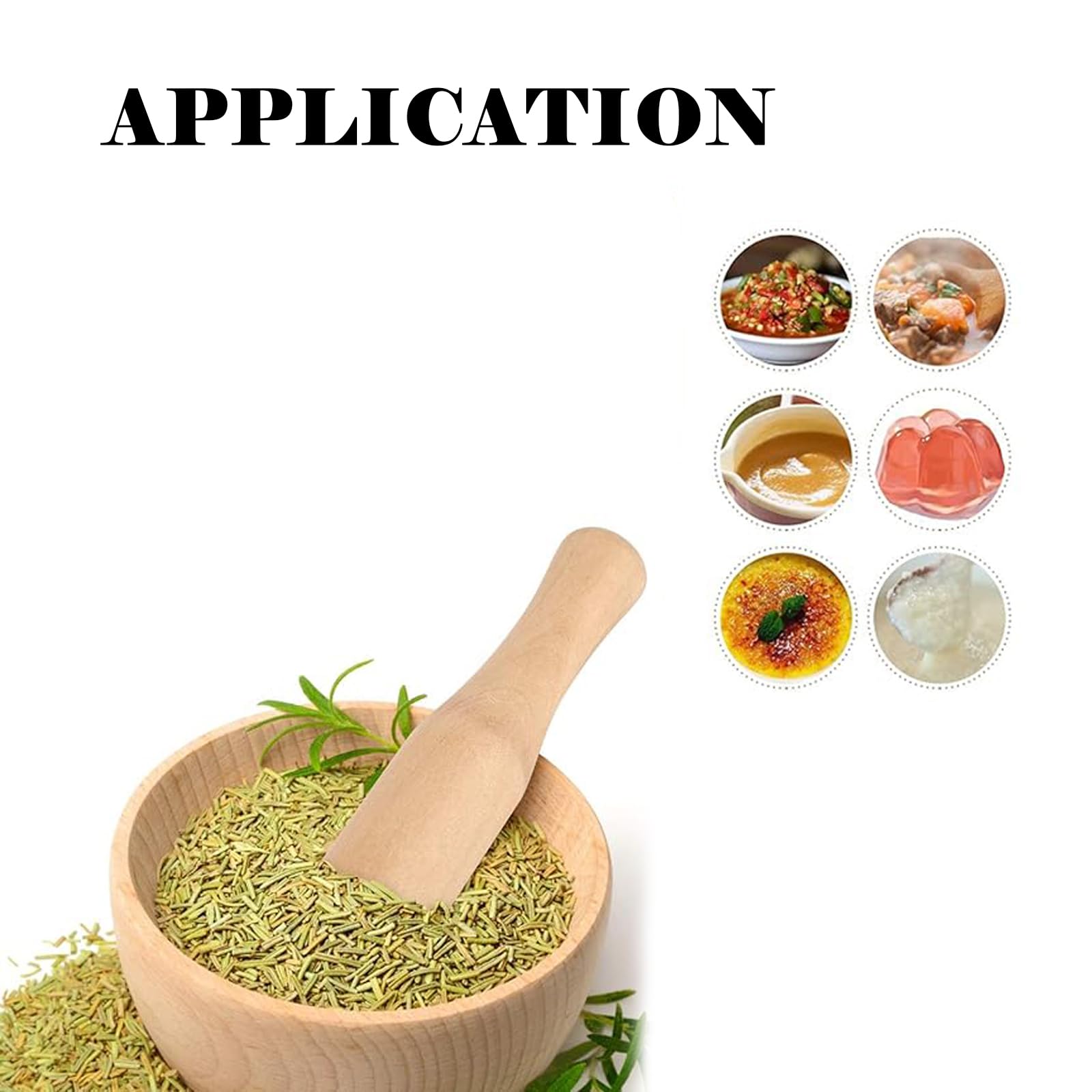 Lixiongbao Wooden Pestle Professional Artisan Hardwood Grinder Pestle Food Grinding Stick Spice Grinder Tool Kitchen Gadget For