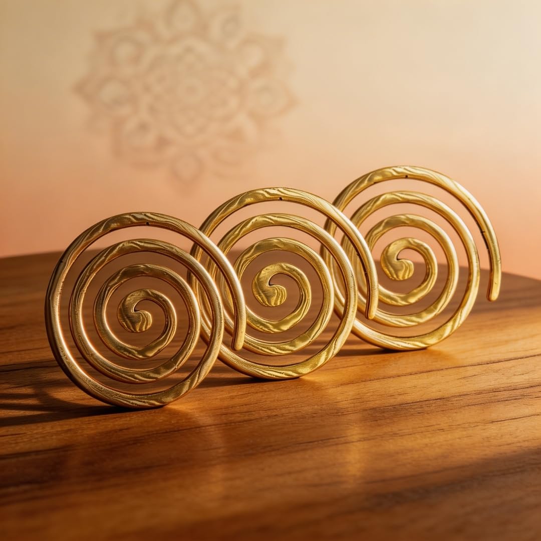 Plus Value Brass Helix Vastu Remedies For North-West Missing Corner & Cuts, Kitchen, Main Door/Entrance, Toilet Vaastu Dosh/Defe