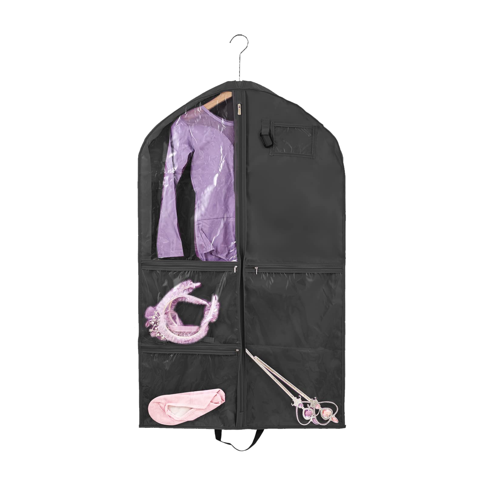 Waterproof Hanging Garment Bag,40 inch Garment Bags for Hanging Clothes,Garment Bags for Travel Storage,Dance Clothes Bag,Kids G