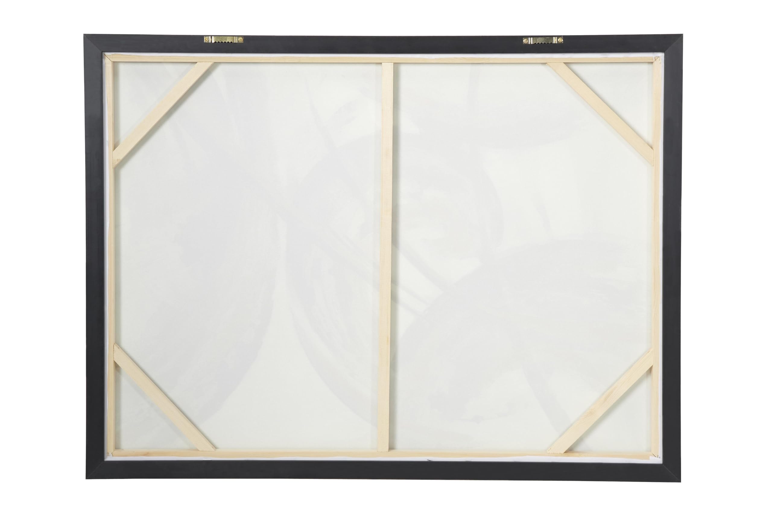 Deco 79 Cosmoliving By Cosmopolitan Canvas Abstract Framed Wall Art With Gold Frame, 40'' X 2'' X 30'', Gold