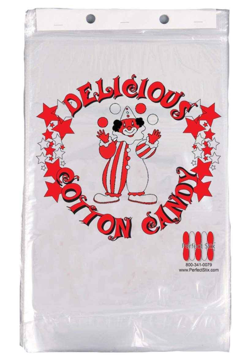Cotton Candy Bags With Twist Ties- Pack Of 400Ct