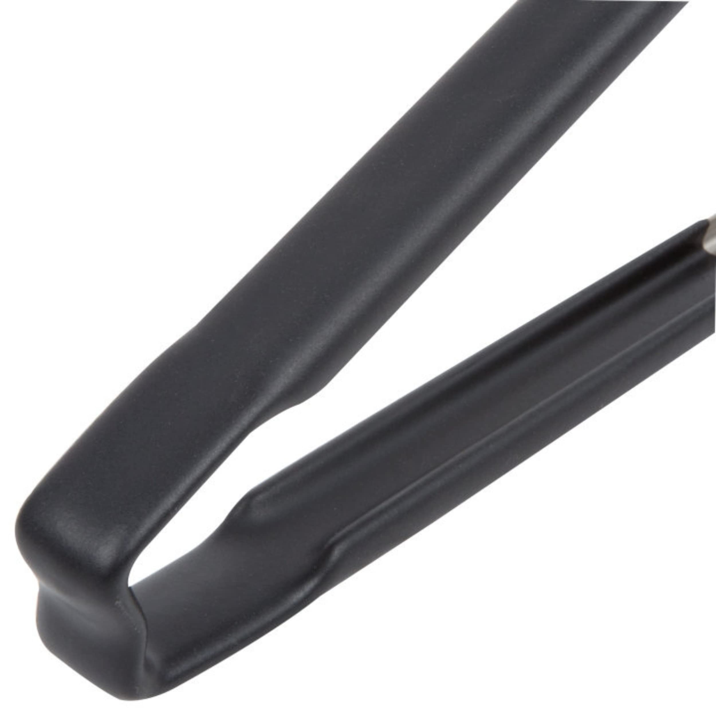 Vollrath 4781220 Jacobs'S Price 12-Inch 1-Piece Tong, Stainless Steel, Black Handle