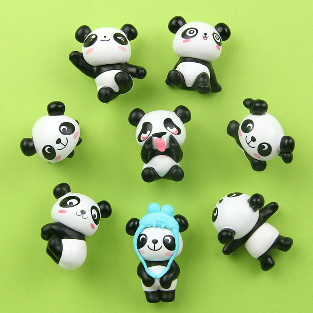 Decorative Refrigerator Magnets, Perfect Fridge Magnets For House Office Personal Use (8Pcs Pandas 1)