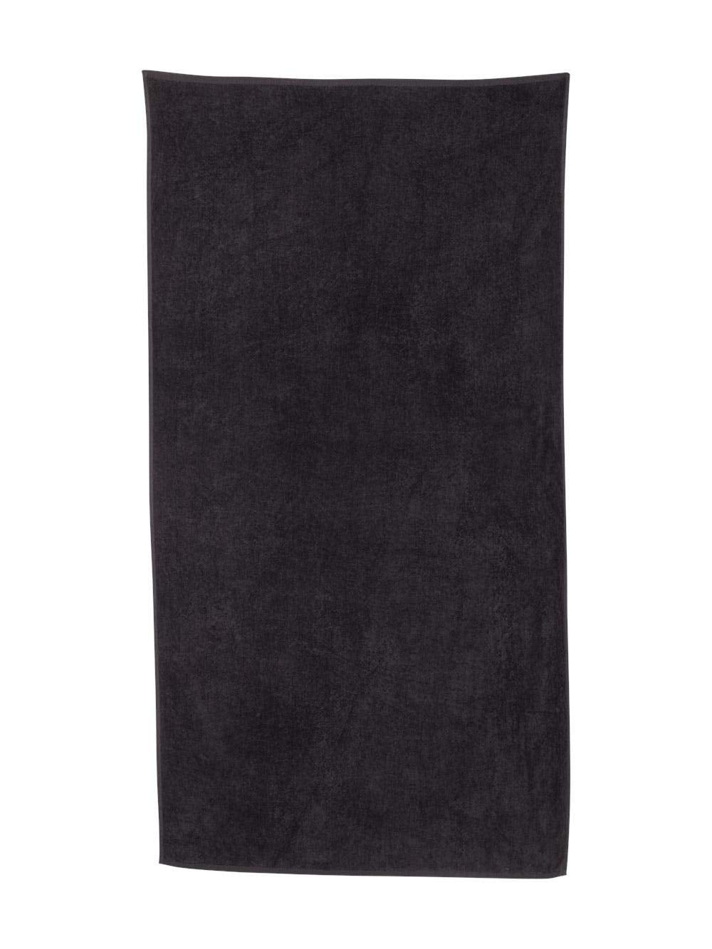 OAD Value Beach Towel - Black  One Size