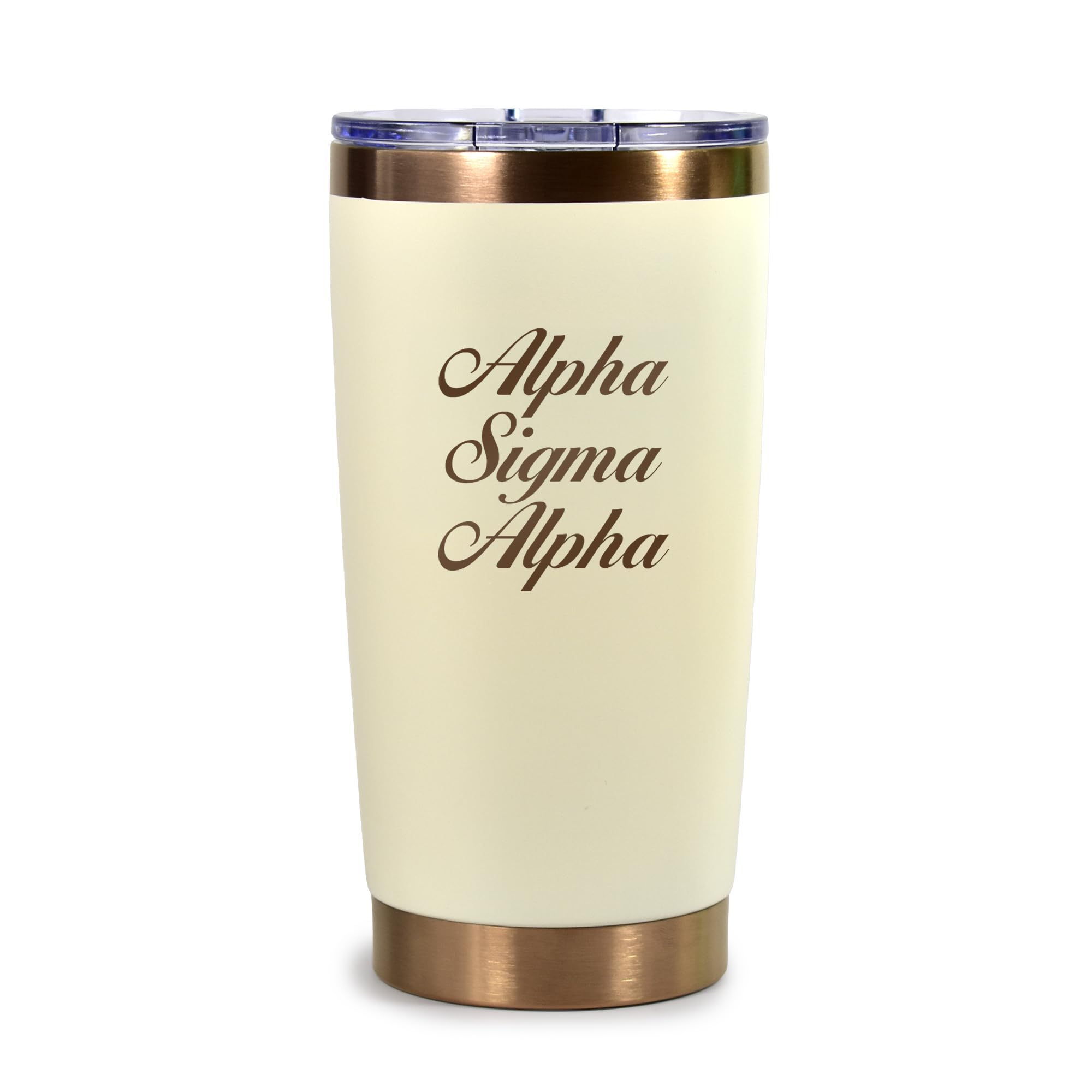 Sorority Shop Alpha Sigma Alpha 20 oz. Insulated Tumbler with Sorority Name