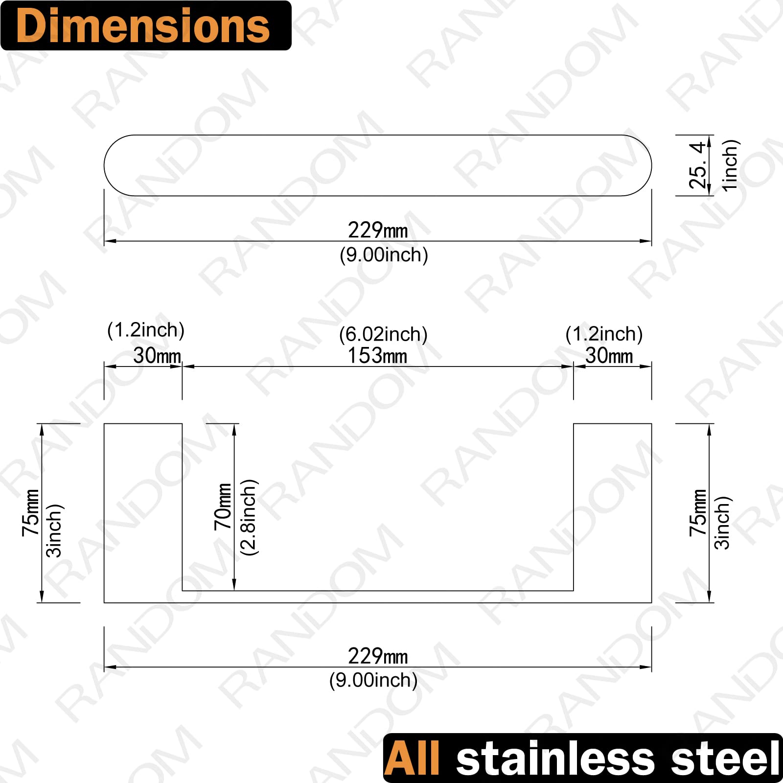 Random 9 Inch Brushed Gold Towel Bar Bathroom Gold Towel Holder Kitchen Dish Cloths Hanger Hand Towel Rod/Rack Sus304 Stainless