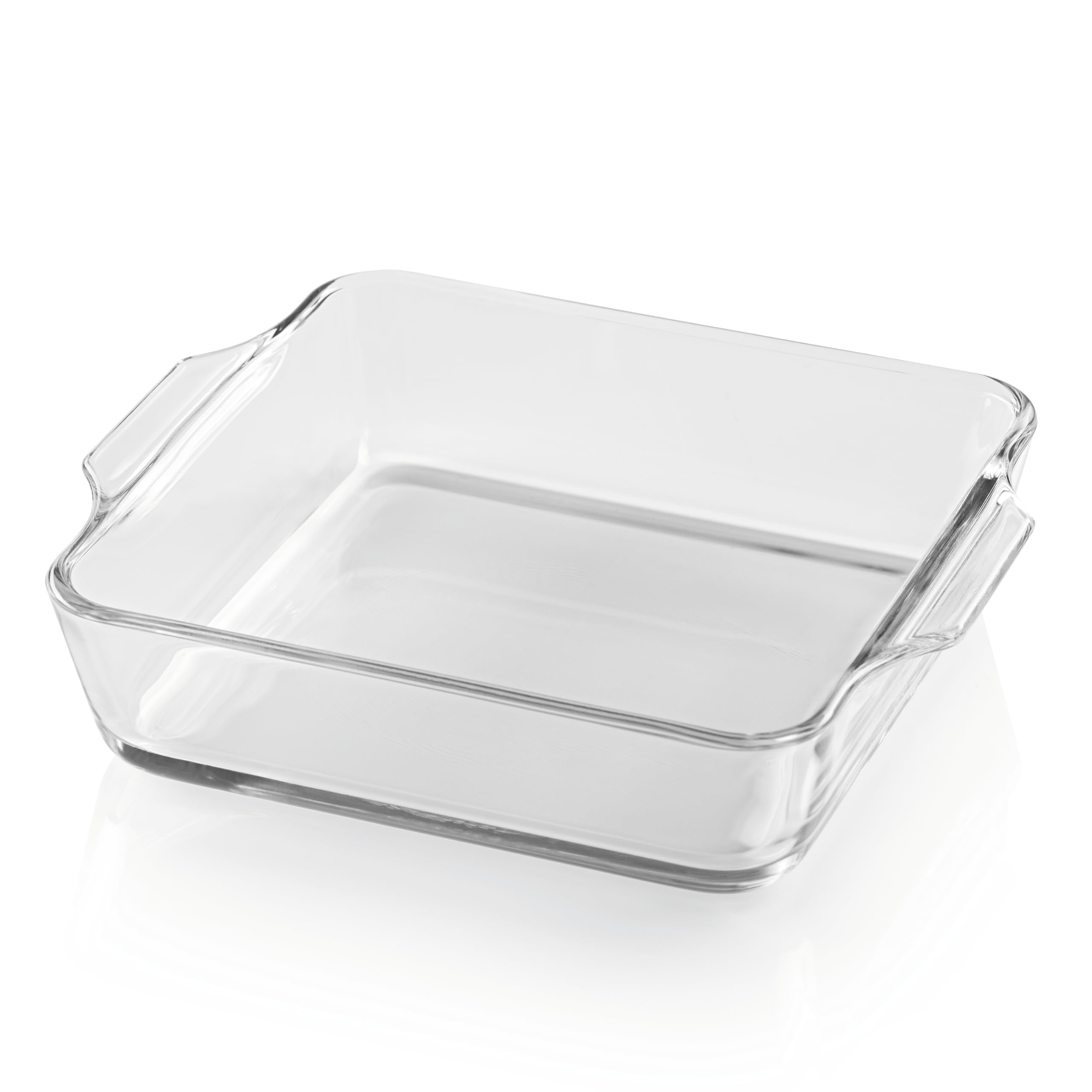 GOURMETmaxx Casserole dish for hot air fryer and oven, 800 ml, borosilicate glass baking mould, rectangular, small casserole dis