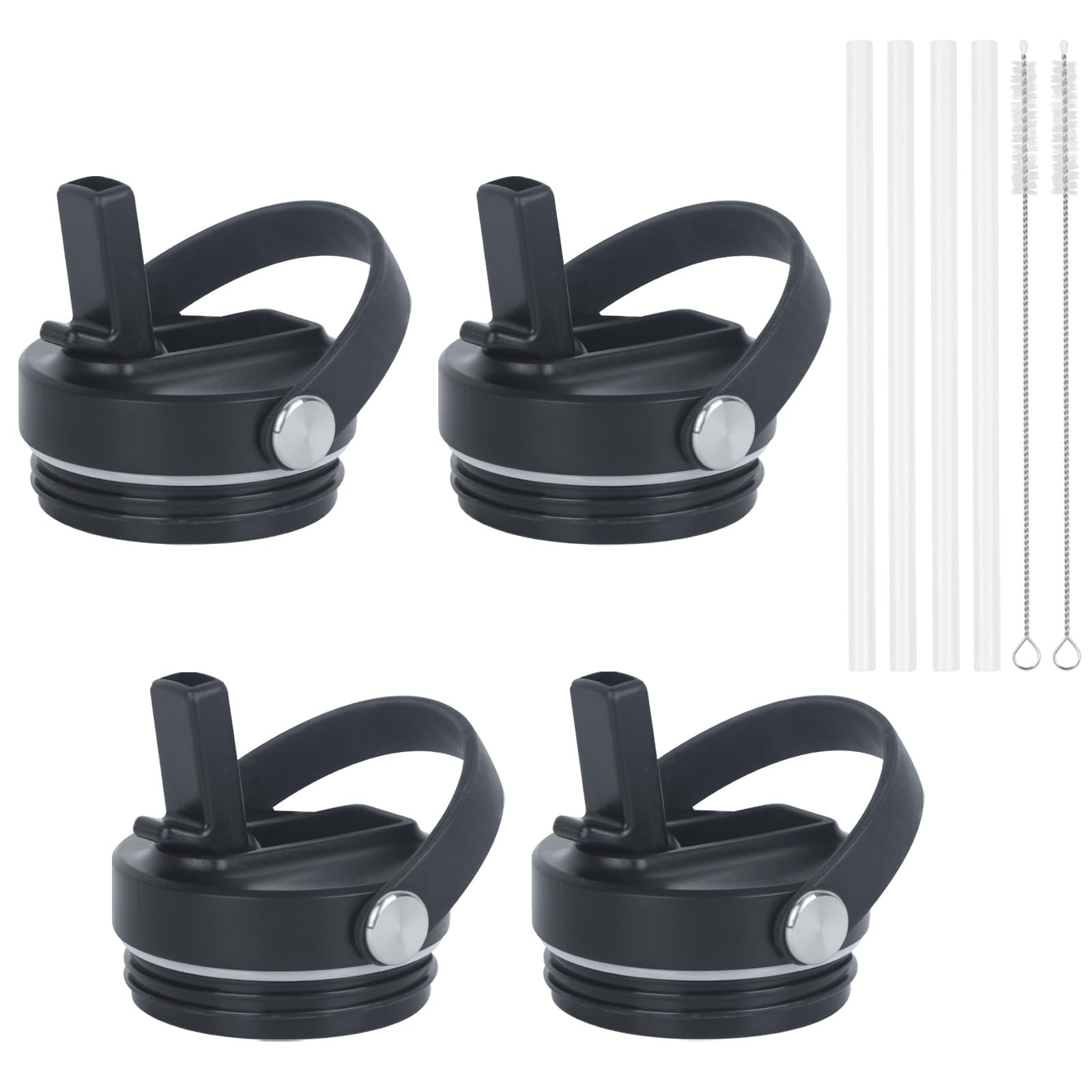 4 Pack Replacement Lids, Suitable for 20oz Sublimation Tumbler with Threaded Cup Mouth(Inner Cup Diameter: 7cm/2.75in), LeakPro