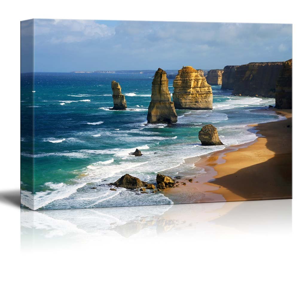 Beautiful Scenery Landscape Dramatic Beautiful 12 Apostles In Australia - Canvas Art Wall Art - 12'' X 18''