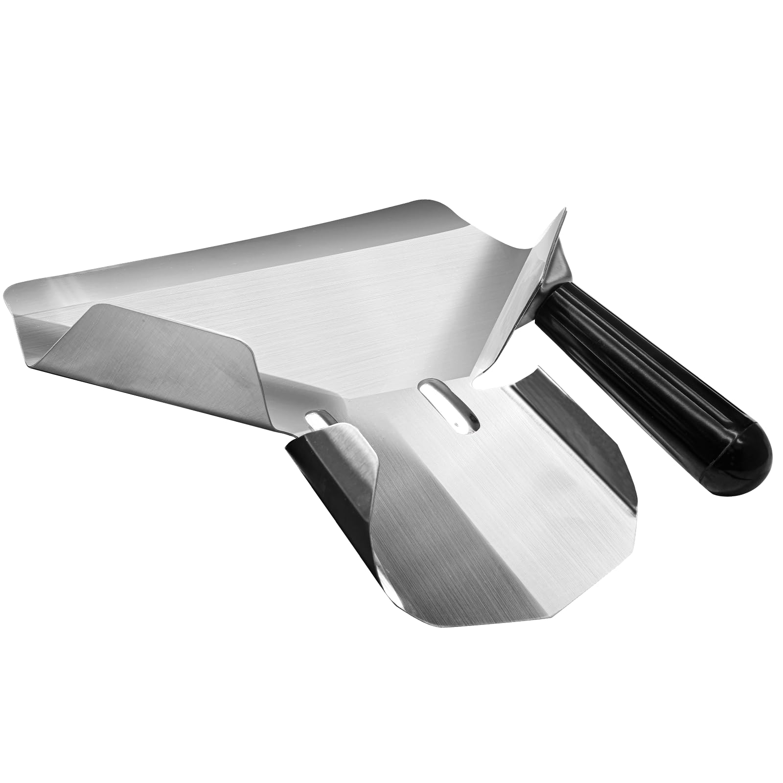 Bonsicoky Stainless Steel French Fry Popcorn Scoop, Quick Fill Tool For Food Bags & Boxes, Multipurpose Utility Scooper For Bagg