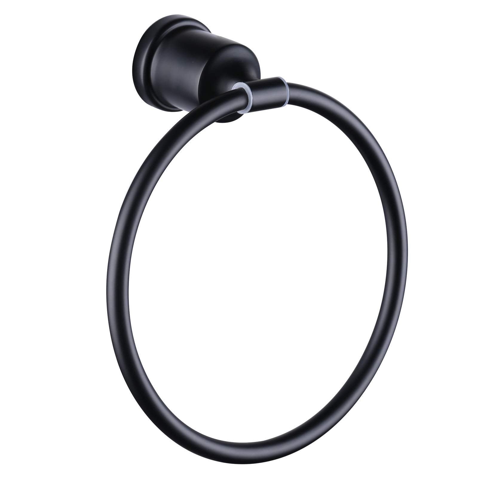 Wowow Bathroom Towel Ring Black Bathroom Accessories Black Hand Towel Ring Hand Towel Holder For Bathroom, Stainless Steel